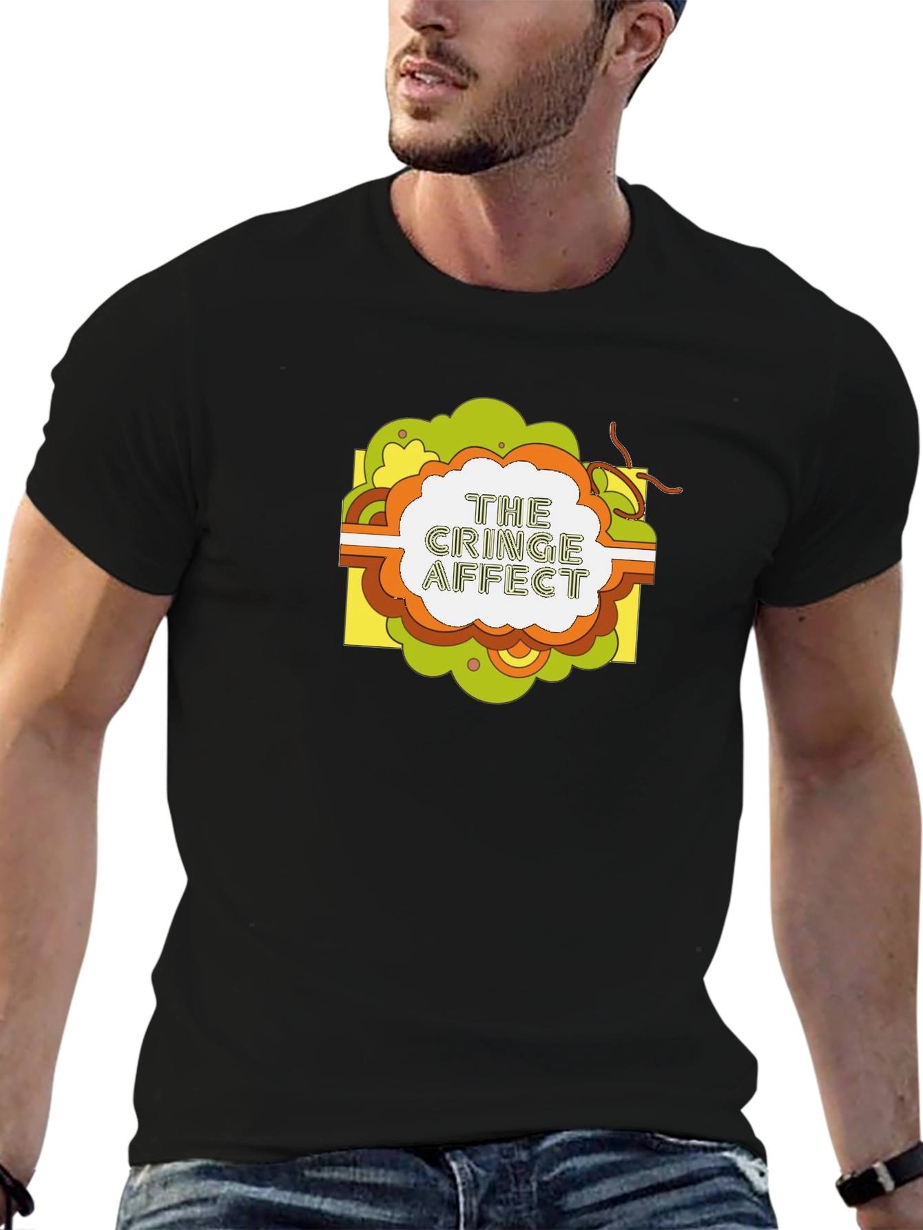 The Cringe Affect Graphic Tee - Retro Style