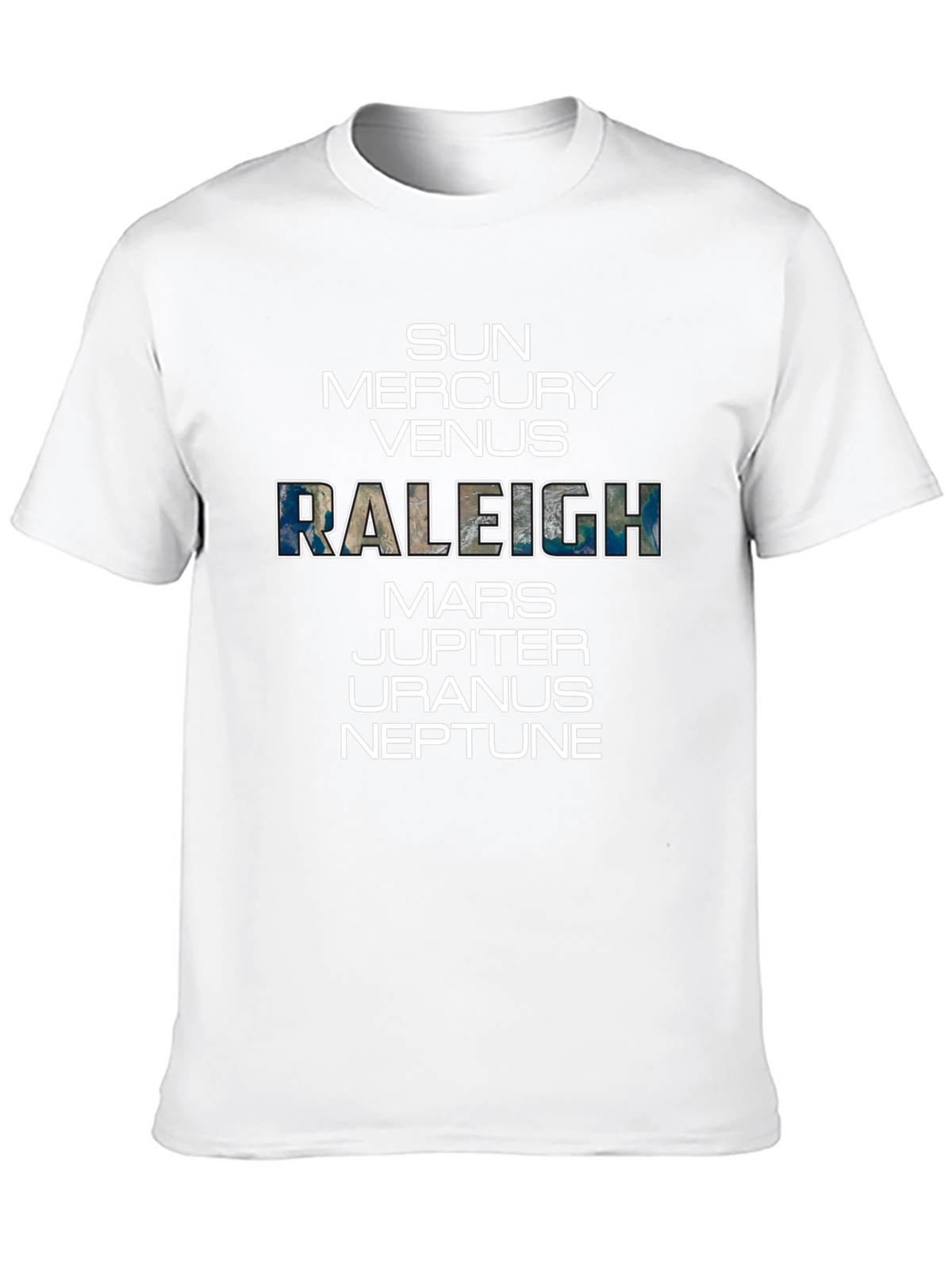 Planets & Raleigh Graphic T-Shirt