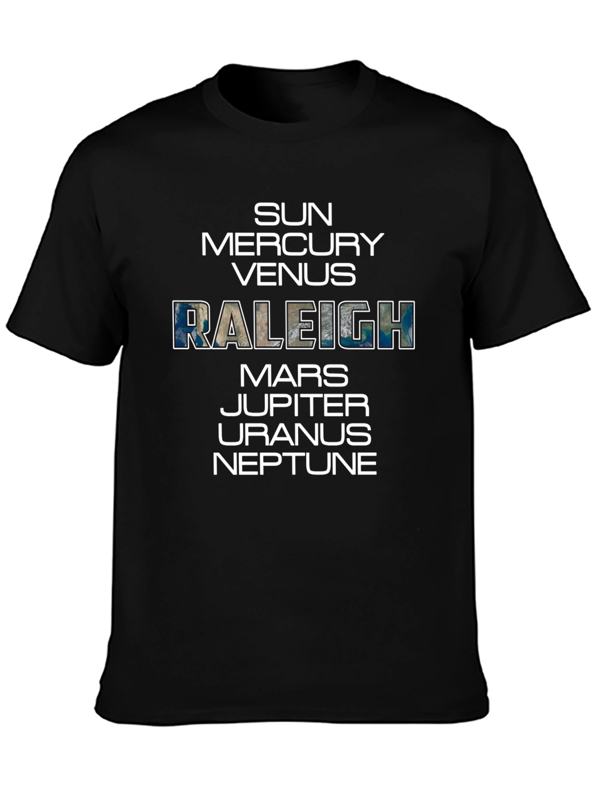 Planets & Raleigh Graphic T-Shirt