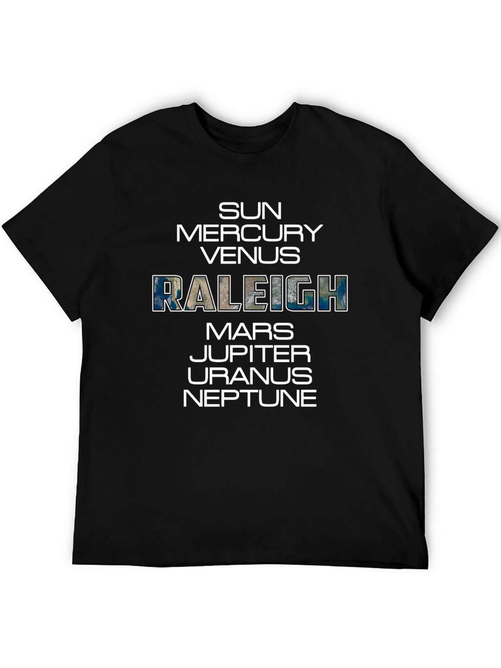 Planets & Raleigh Graphic T-Shirt