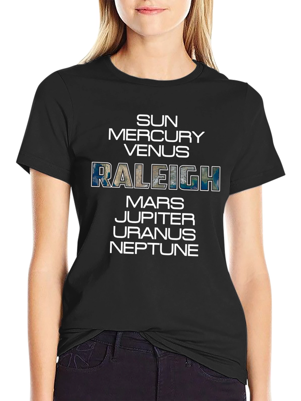 Planets & Raleigh Graphic T-Shirt