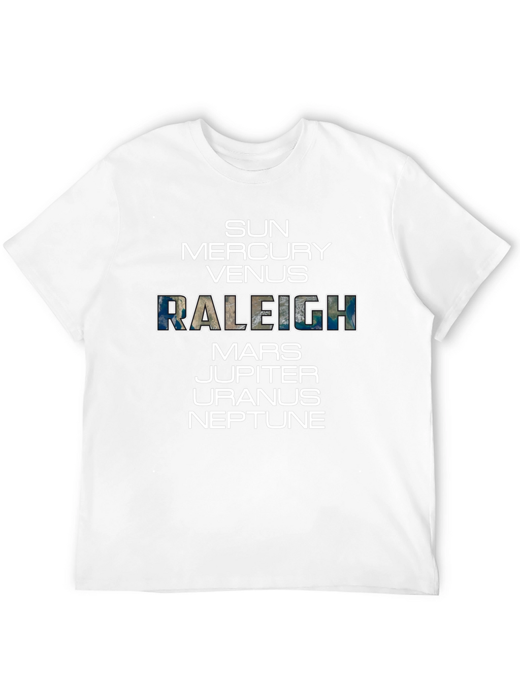 Planets & Raleigh Graphic T-Shirt