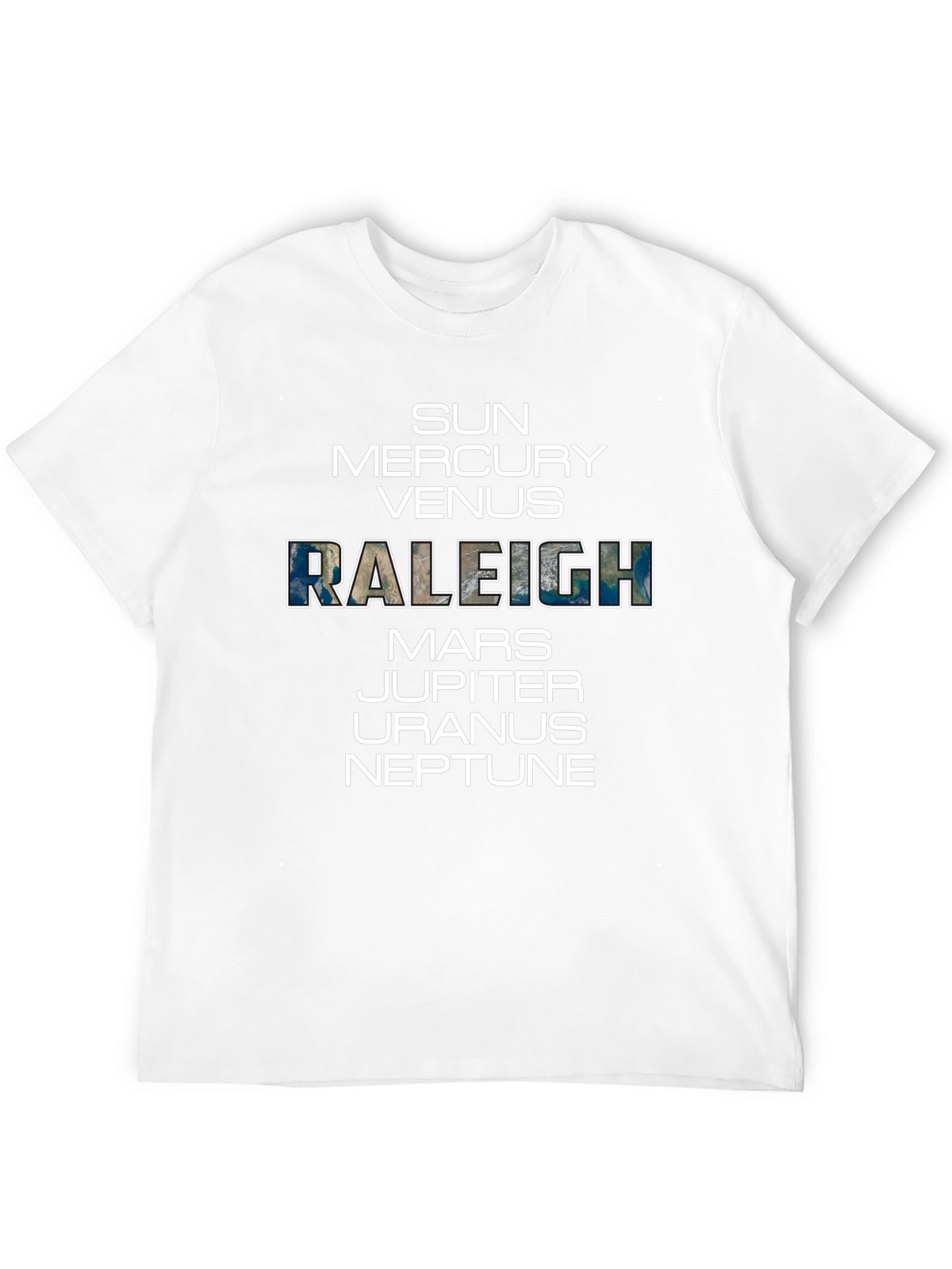 Planets & Raleigh Graphic T-Shirt
