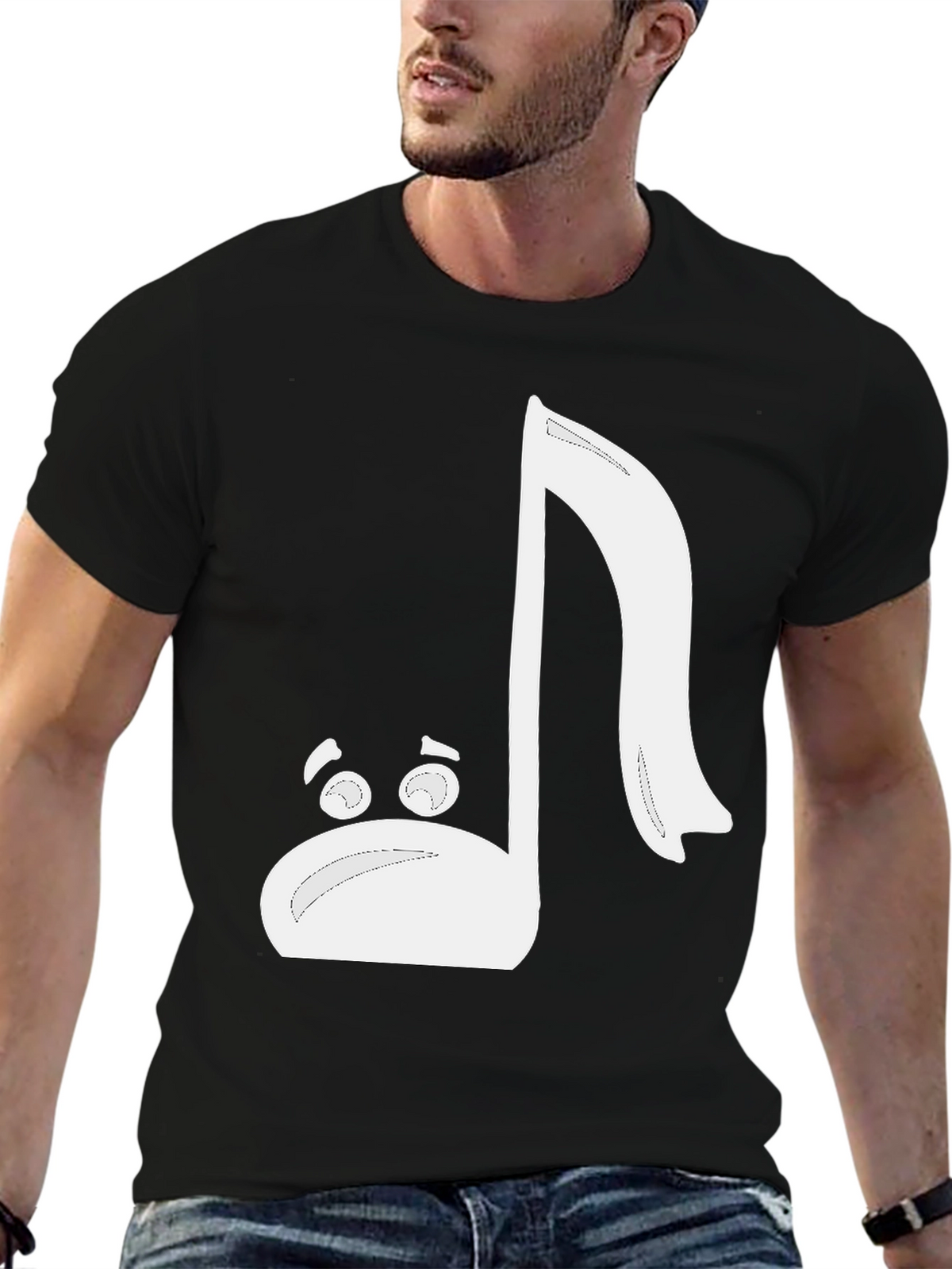 Musical Note Character T-Shirt