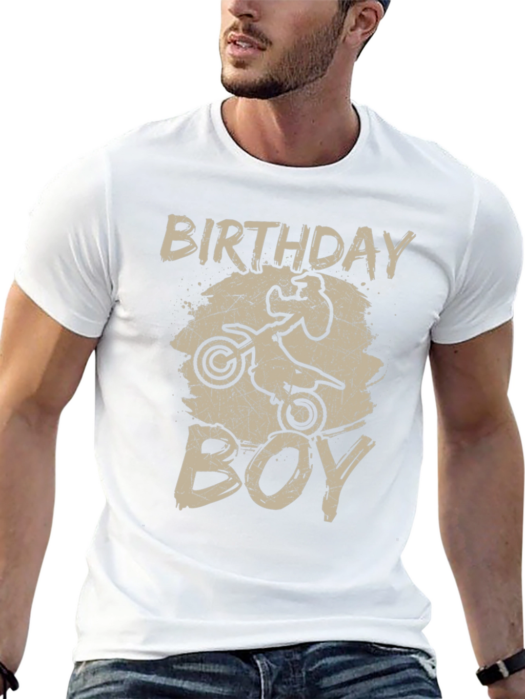 Birthday Boy T-Shirt - Motocross Dirt Bike Graphic Tee
