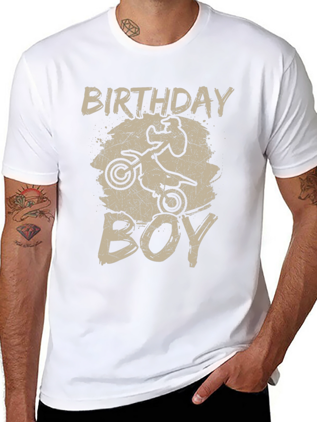 Birthday Boy T-Shirt - Motocross Dirt Bike Graphic Tee