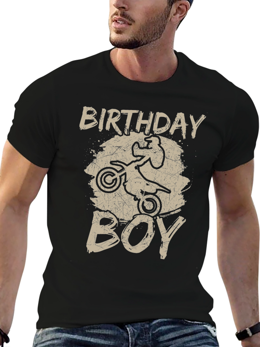 Birthday Boy T-Shirt - Motocross Dirt Bike Graphic Tee