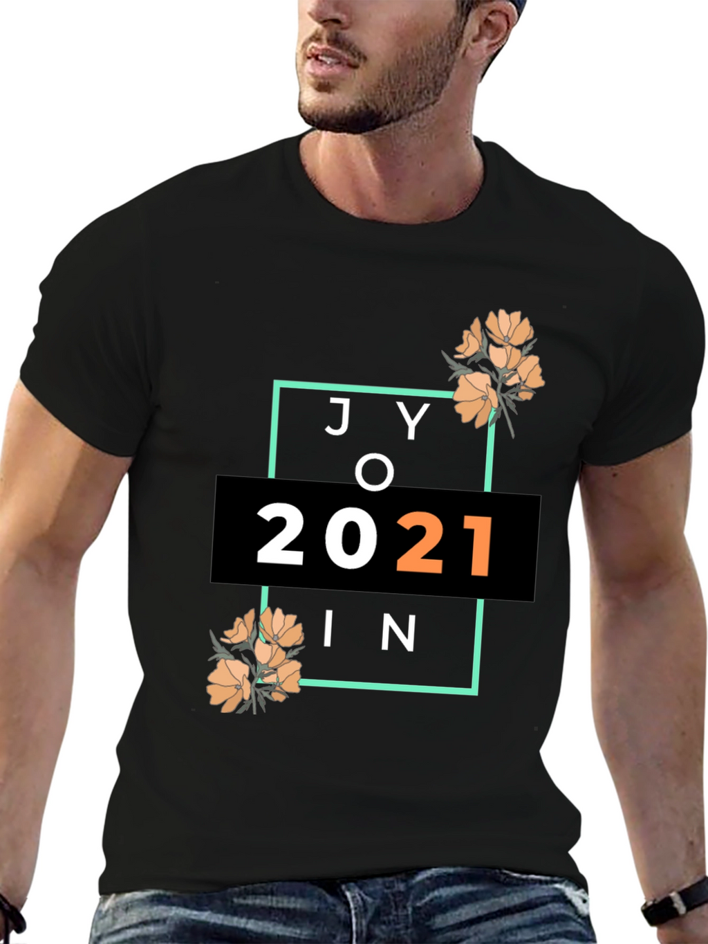 Joy In 2021 Graphic Tee - Black