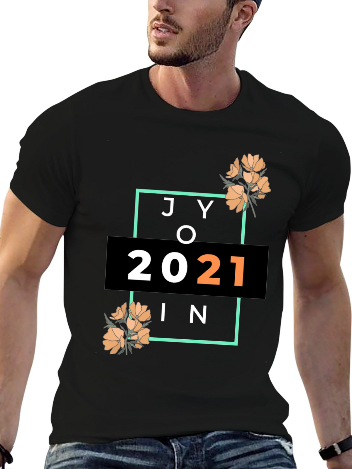 Joy In 2021 Graphic Tee - Black