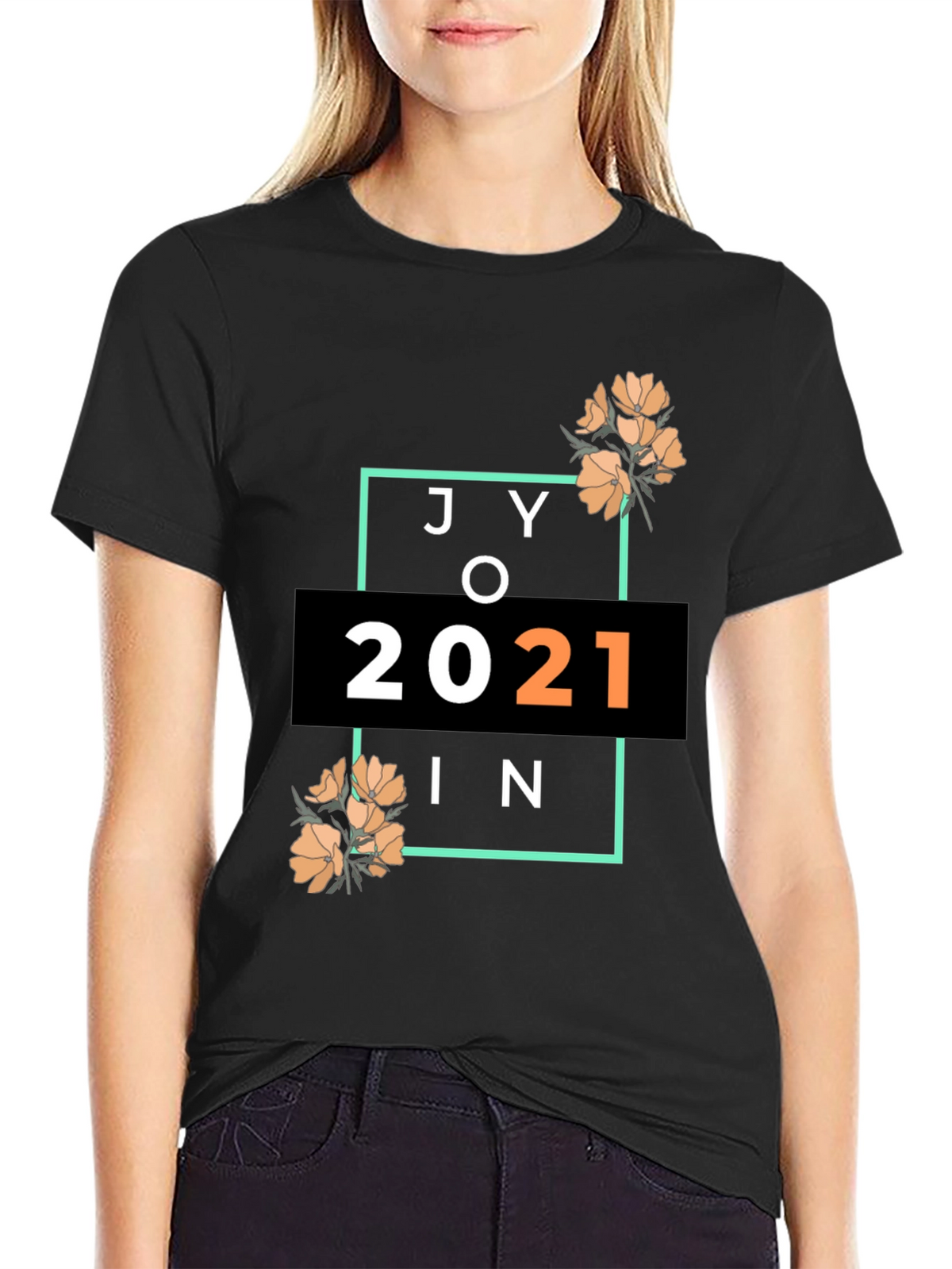 Joy In 2021 Graphic Tee - Black