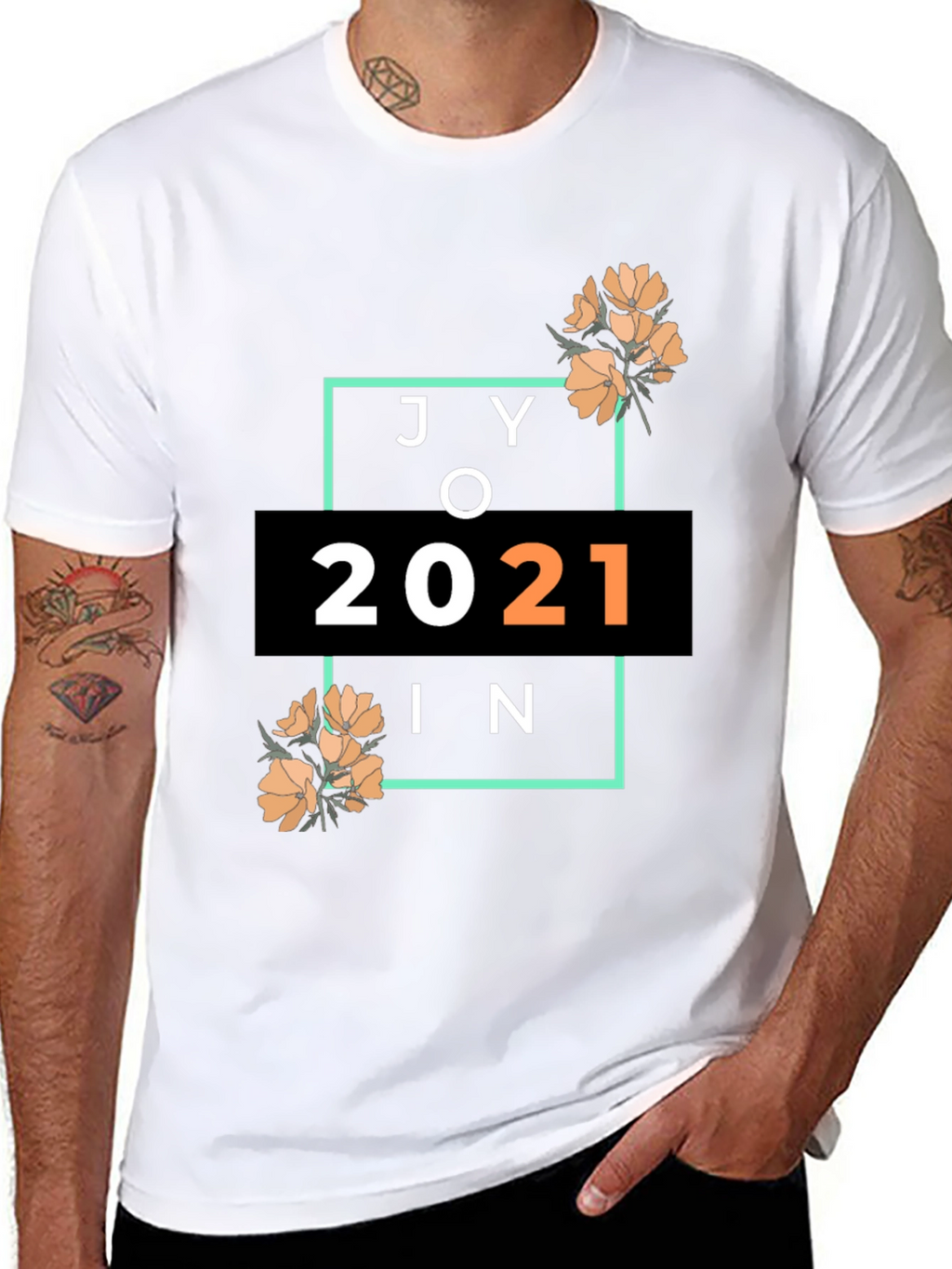Joy In 2021 Graphic Tee - Black