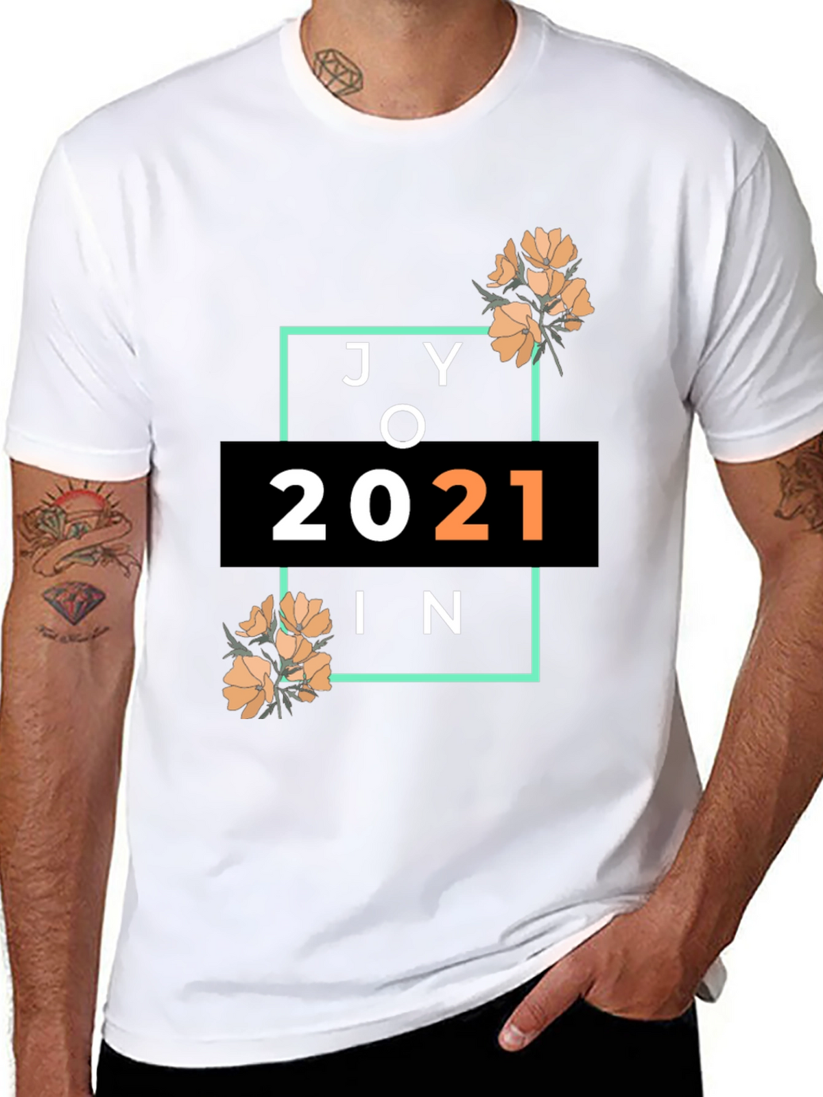 Joy In 2021 Graphic Tee - Black