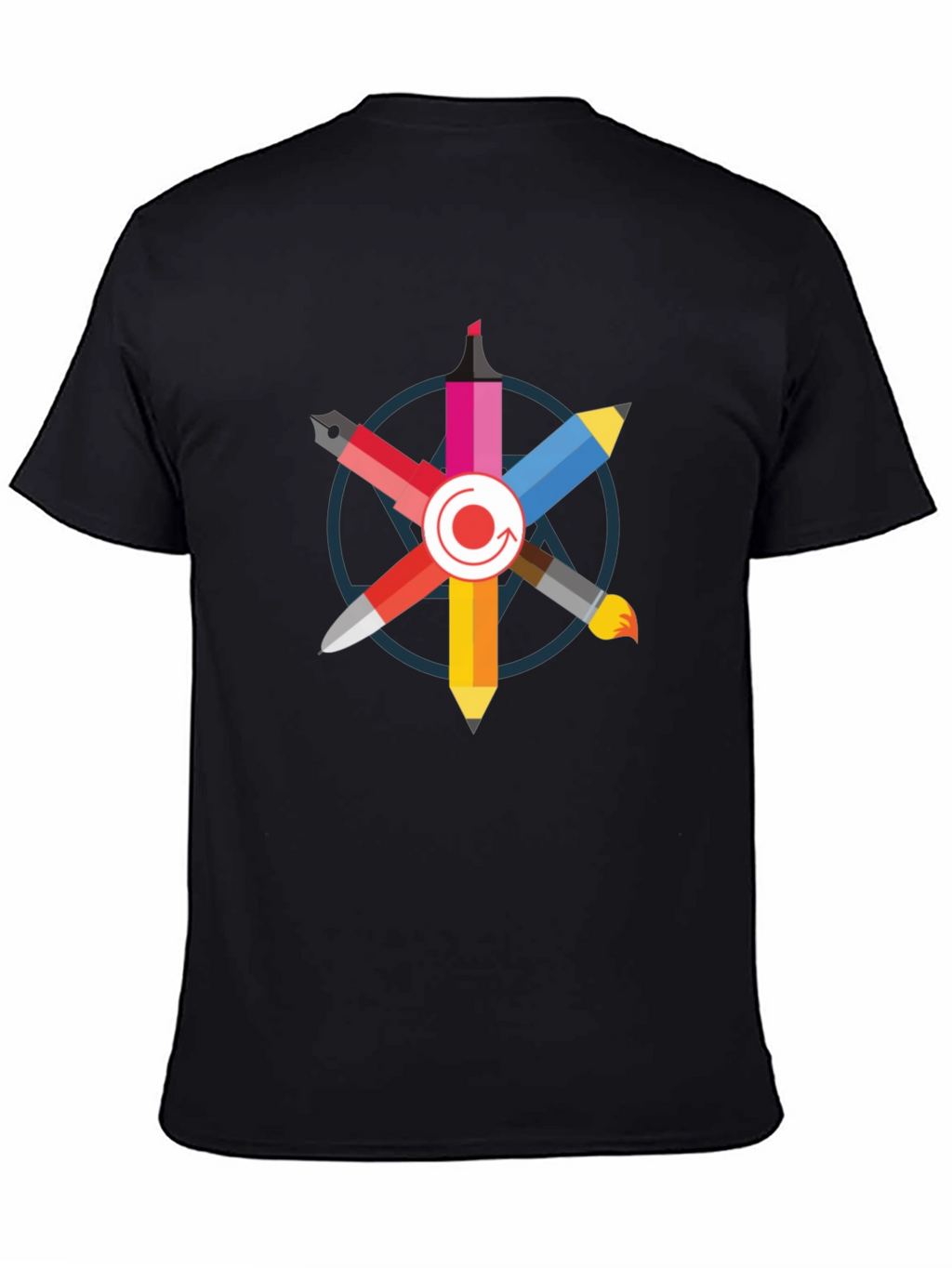 Creative Artists Palette T-Shirt - Black