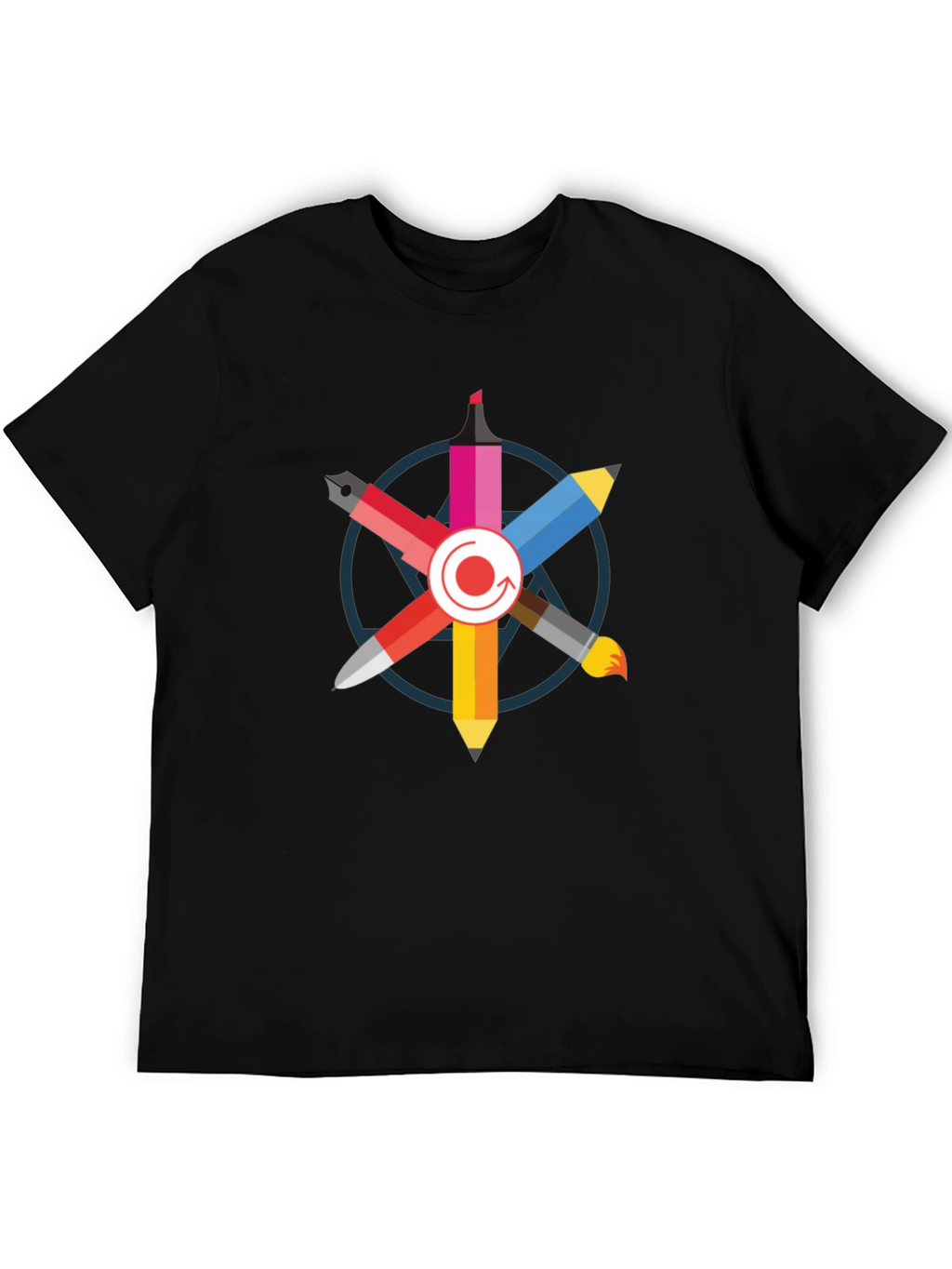 Creative Artists Palette T-Shirt - Black