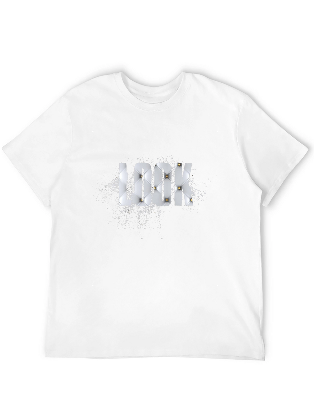 Stylish Black LOOK Graphic T-Shirt for Men