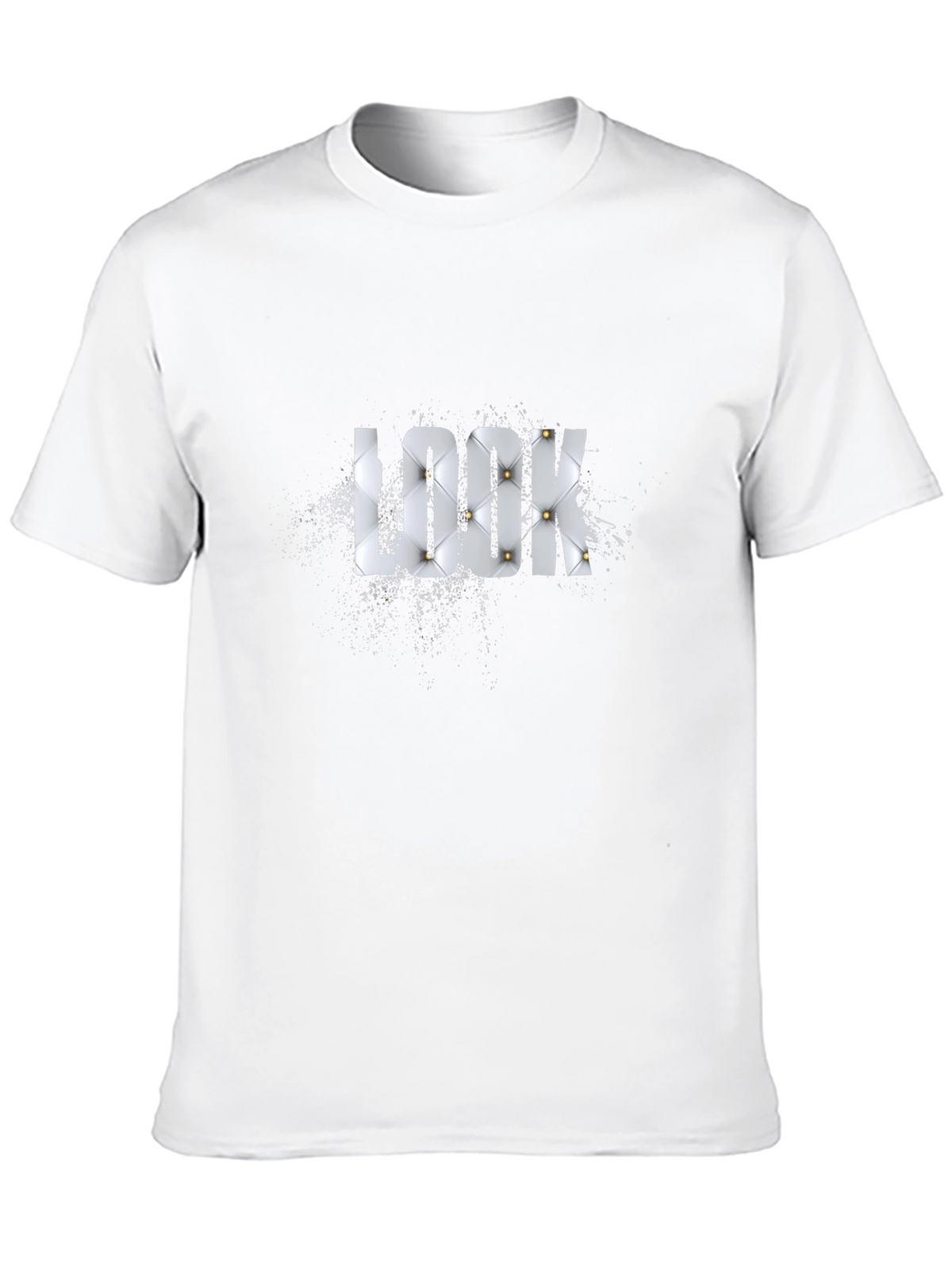 Stylish Black LOOK Graphic T-Shirt for Men