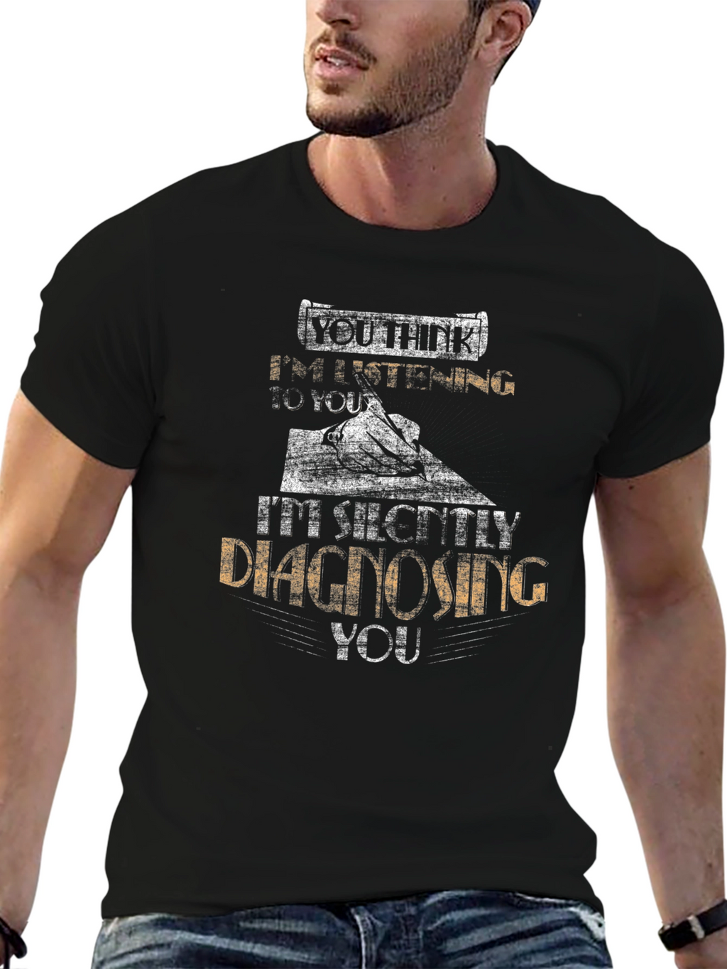 Diagnosing You T-Shirt - Black