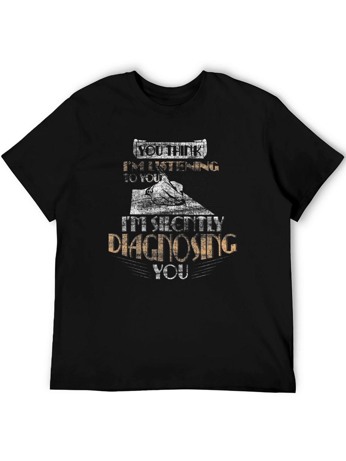 Diagnosing You T-Shirt - Black