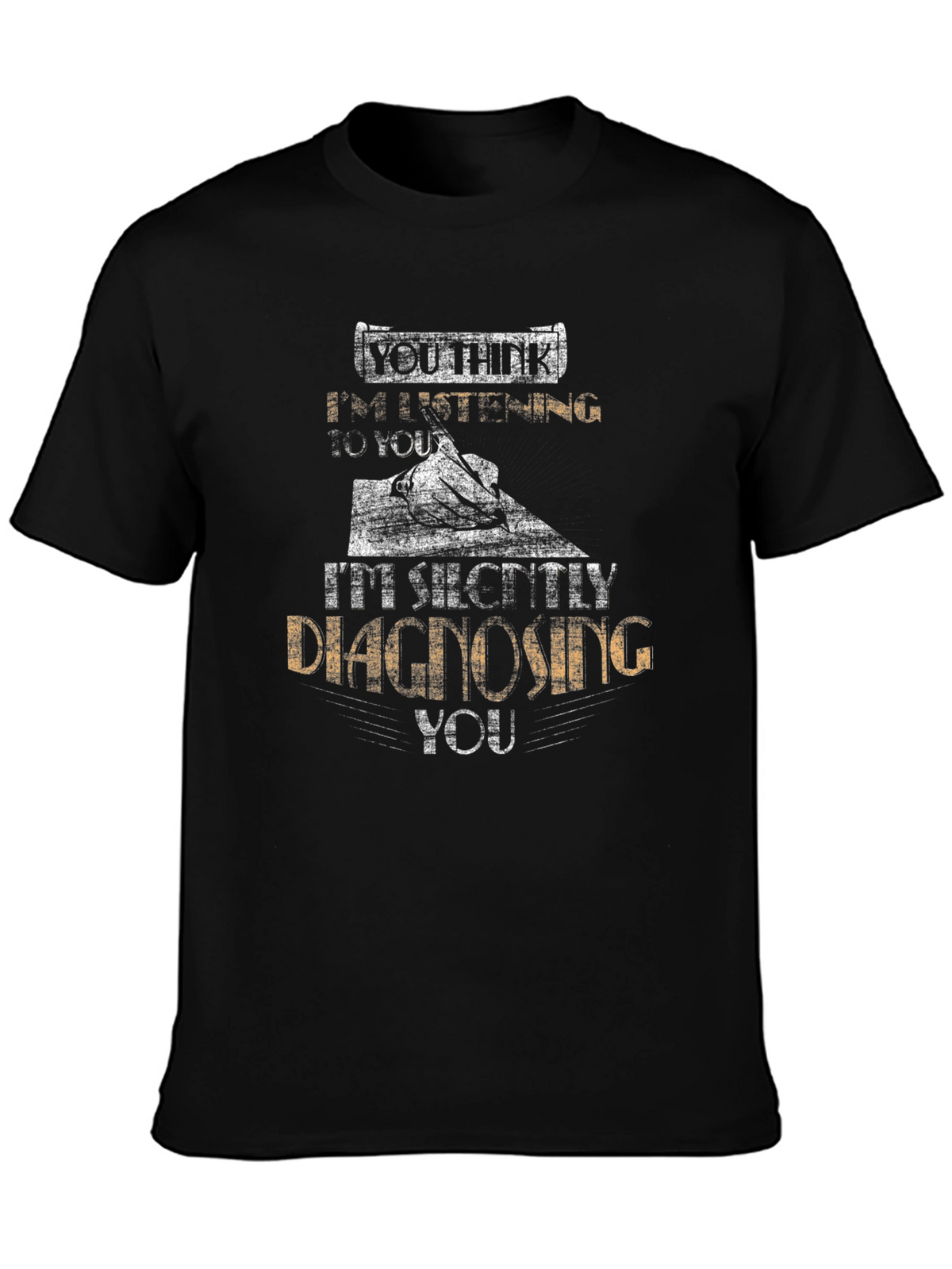 Diagnosing You T-Shirt - Black
