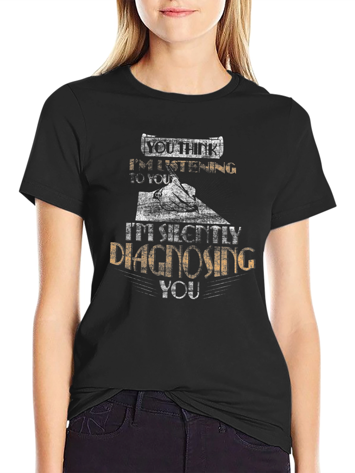 Diagnosing You T-Shirt - Black