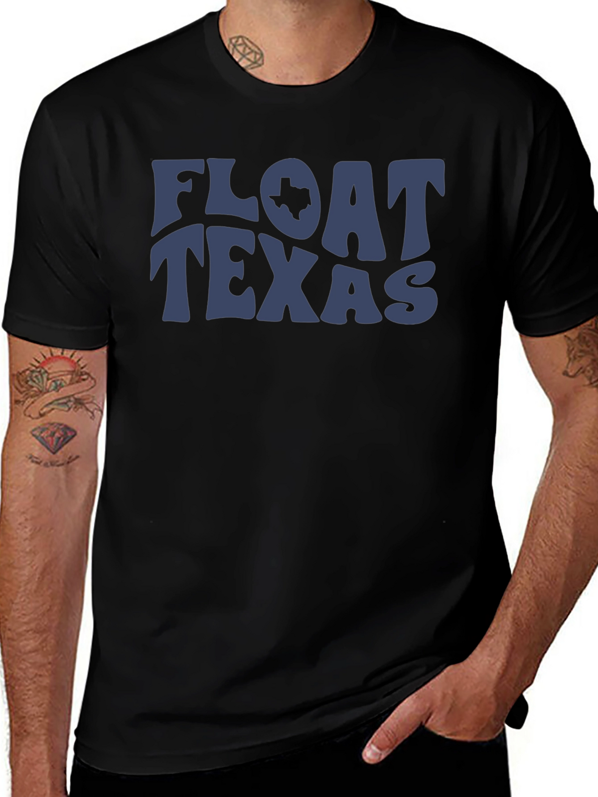Float Texas Graphic Tee - Trendy Comfort