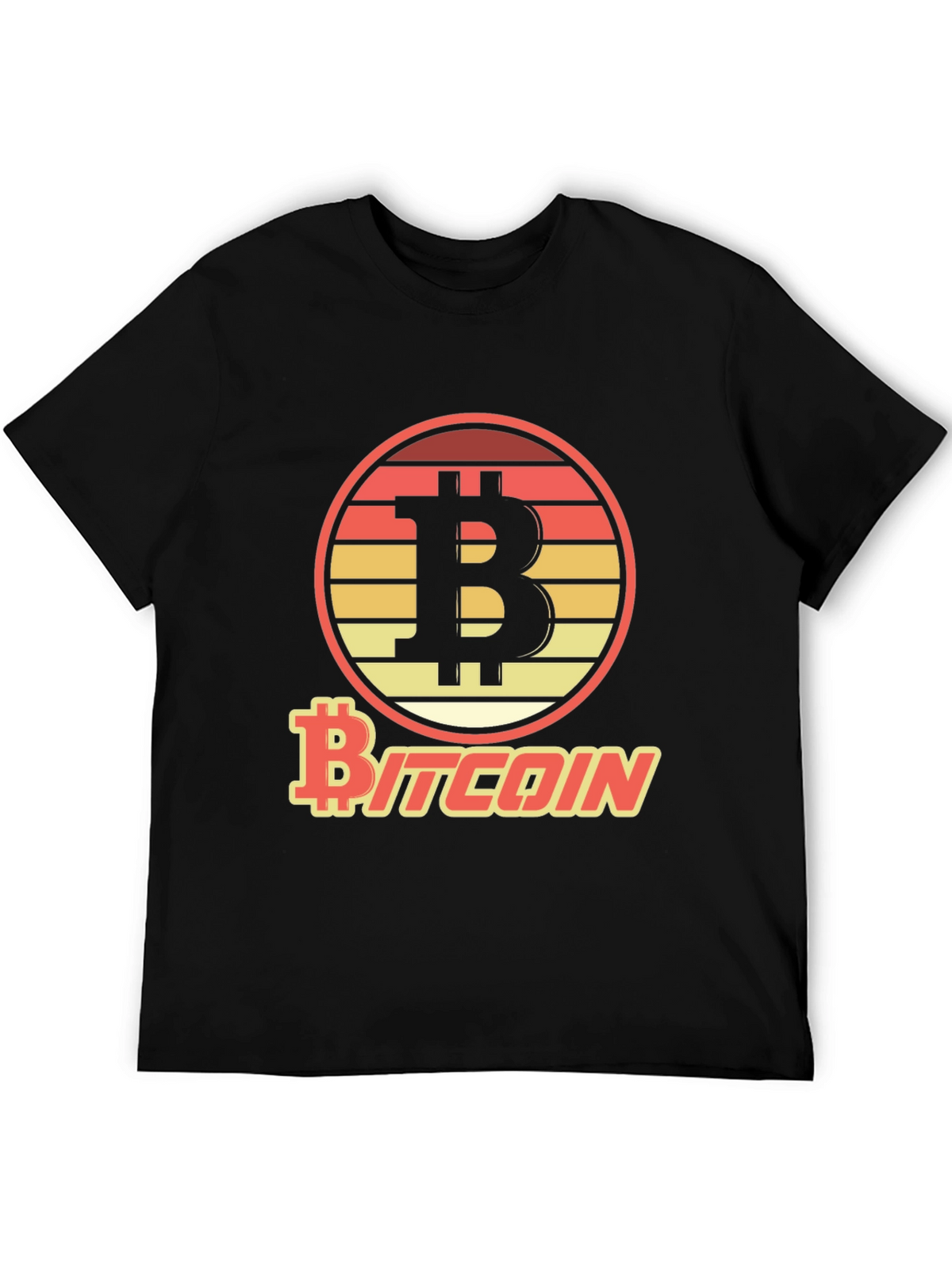 Bitcoin Sunset T-Shirt - Crypto Currency Tee