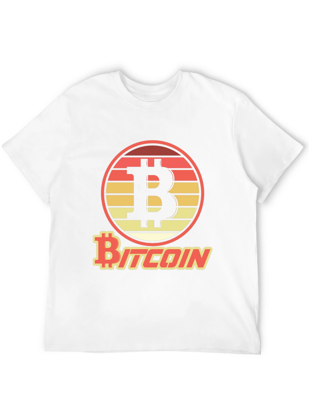 Bitcoin Sunset T-Shirt - Crypto Currency Tee