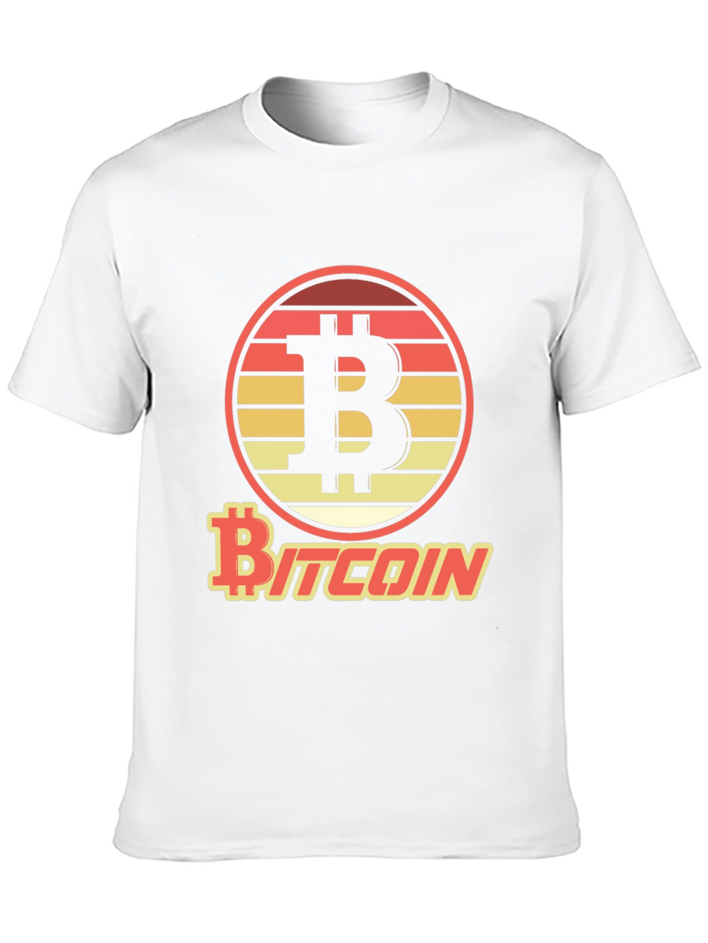 Bitcoin Sunset T-Shirt - Crypto Currency Tee