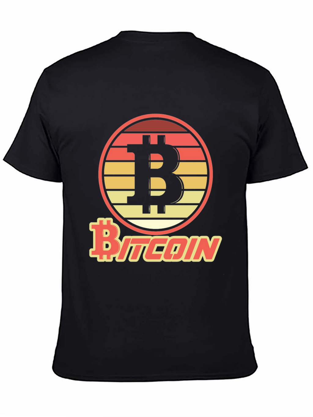 Bitcoin Sunset T-Shirt - Crypto Currency Tee