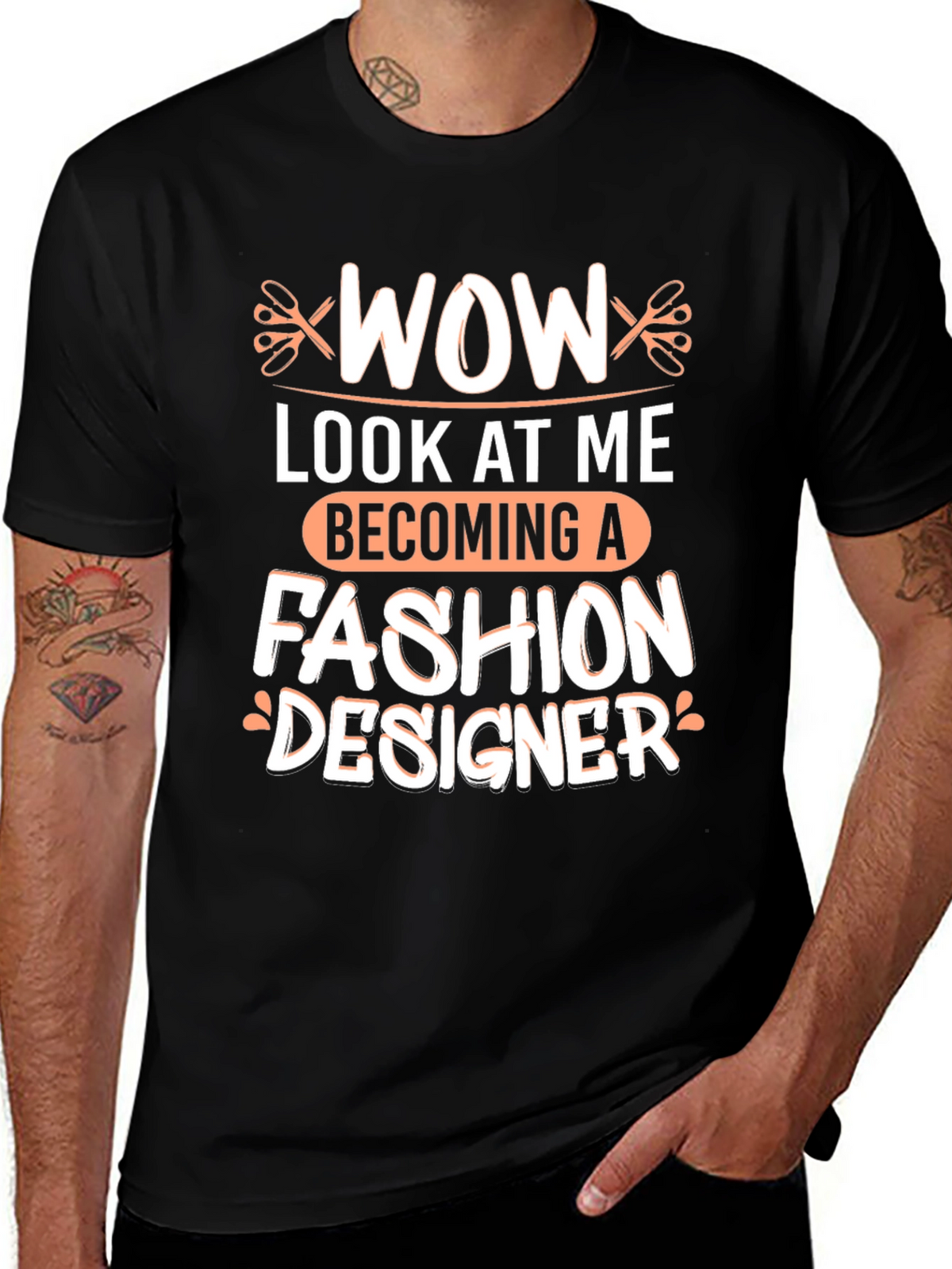 Wow Becoming A Fashion Designer T-Shirt