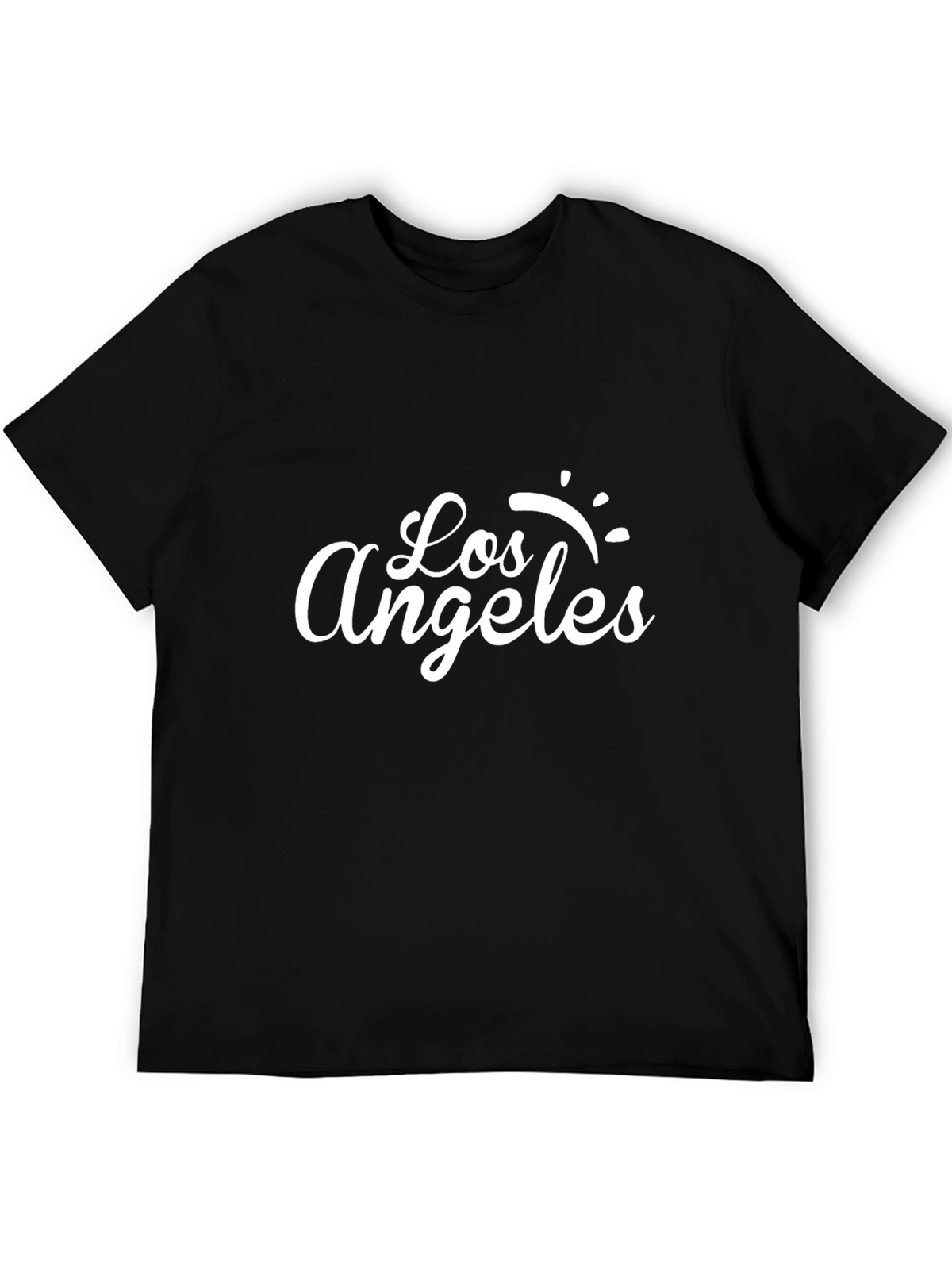Los Angeles Graphic Print Black T-Shirt