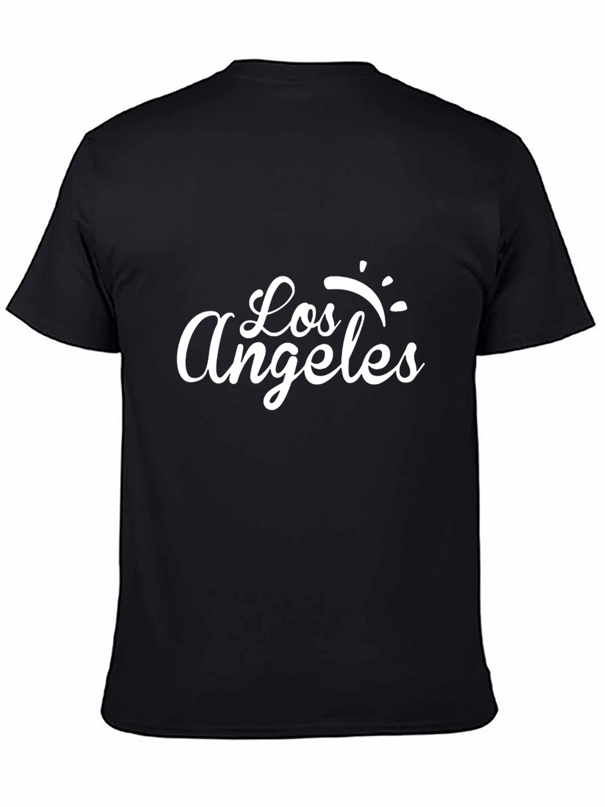 Los Angeles Graphic Print Black T-Shirt