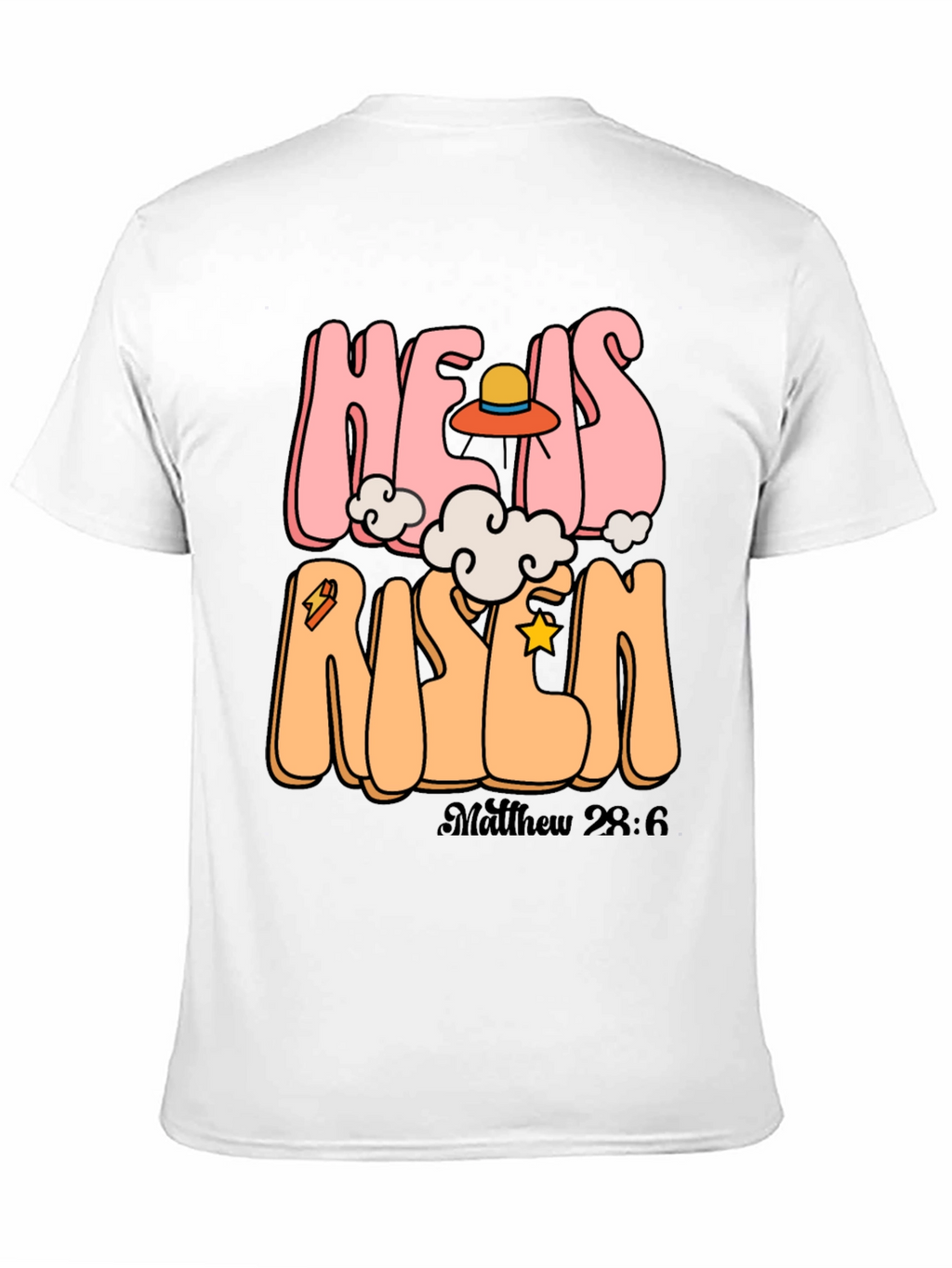 He Is Risen Graphic Tee - Easter Celebration