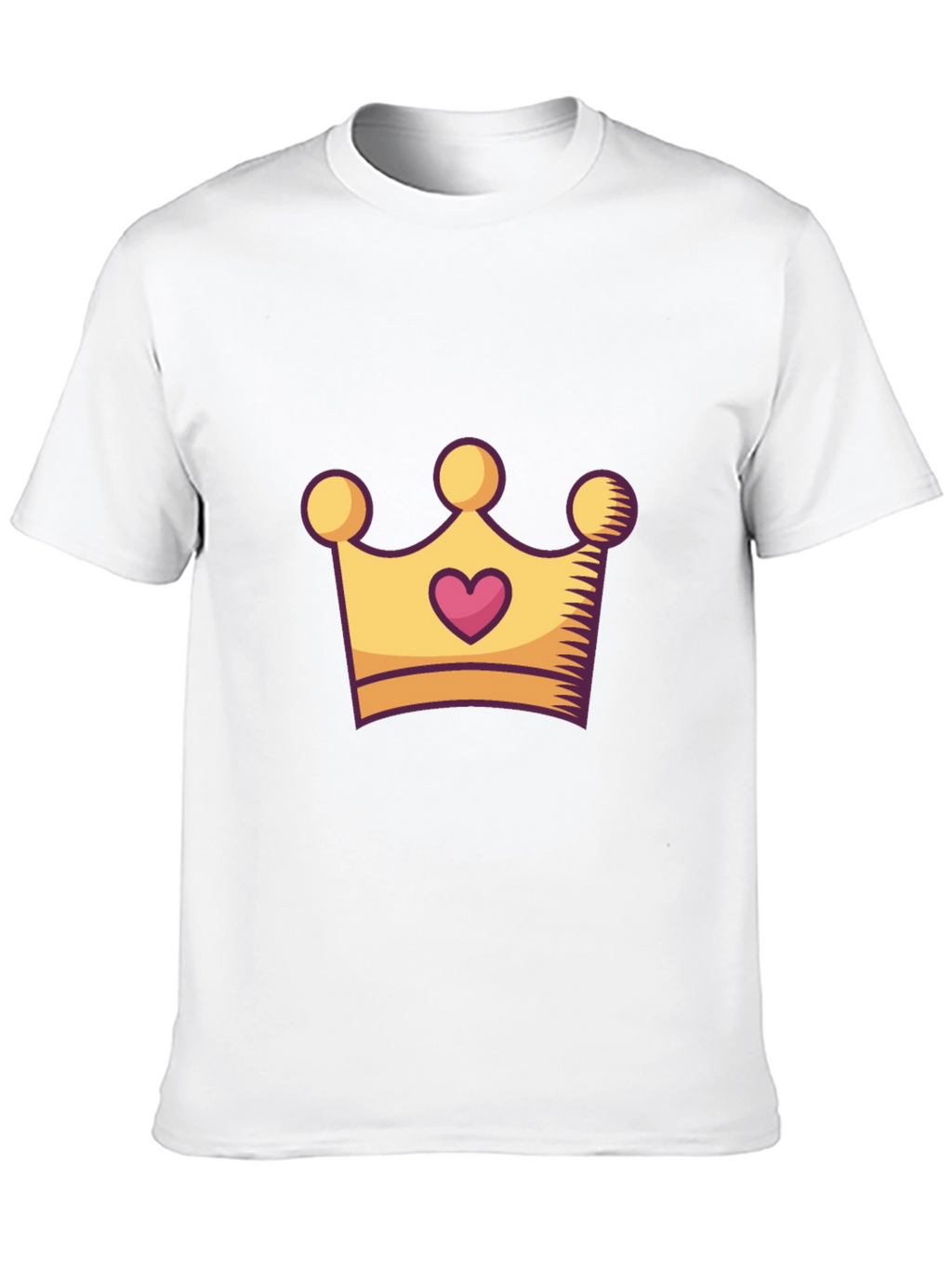 King/Queen Crown Graphic Tee - Stylish Unisex Black T-Shirt