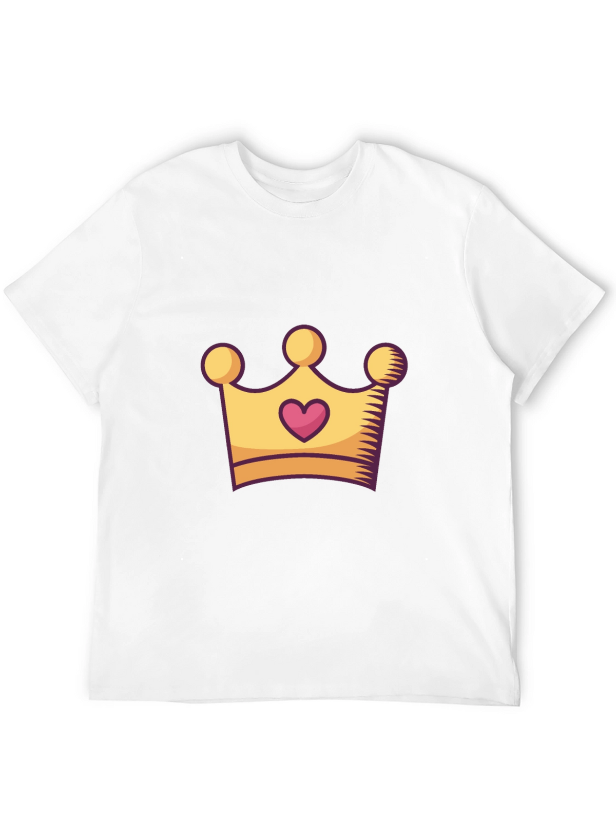 King/Queen Crown Graphic Tee - Stylish Unisex Black T-Shirt