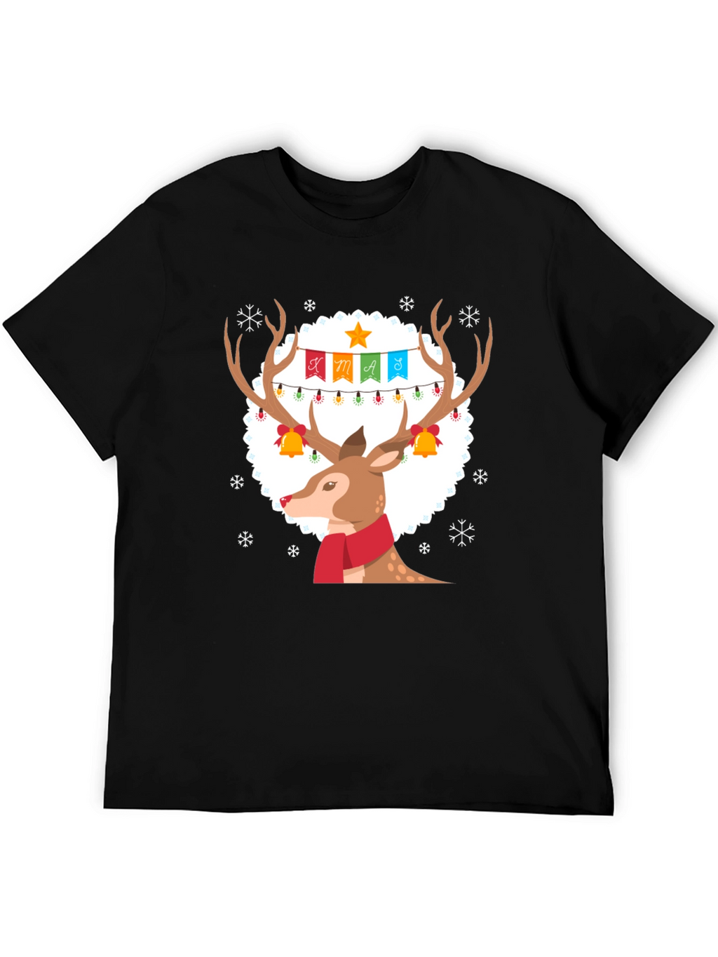 Festive Reindeer Xmas T-Shirt