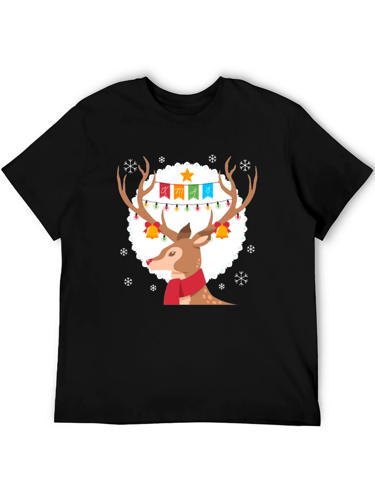 Festive Reindeer Xmas T-Shirt