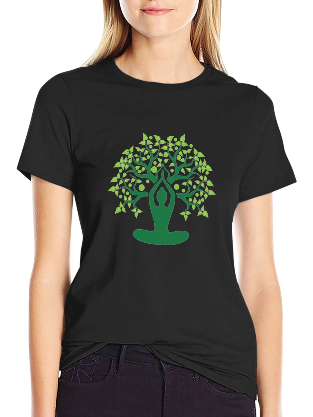 Yoga Tree Graphic Tee - Meditate in Style