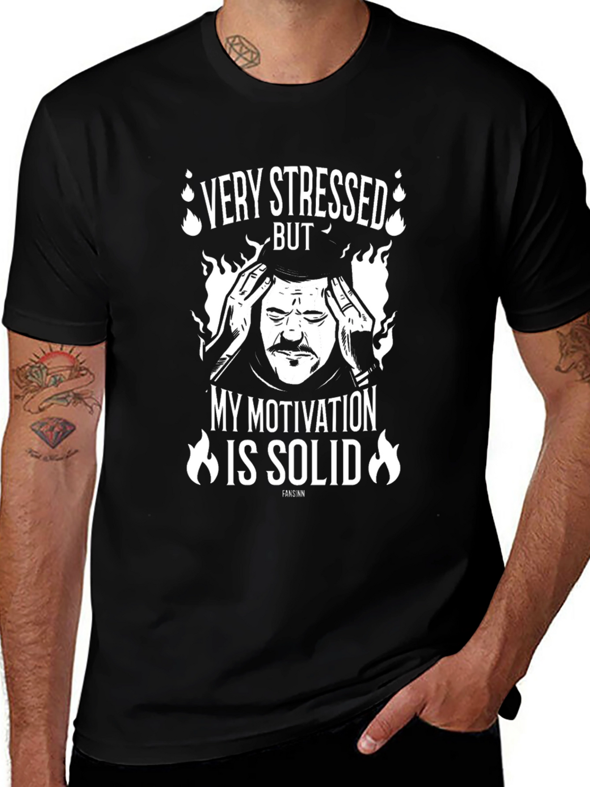 Stressed But Solid Motivation Graphic Tee