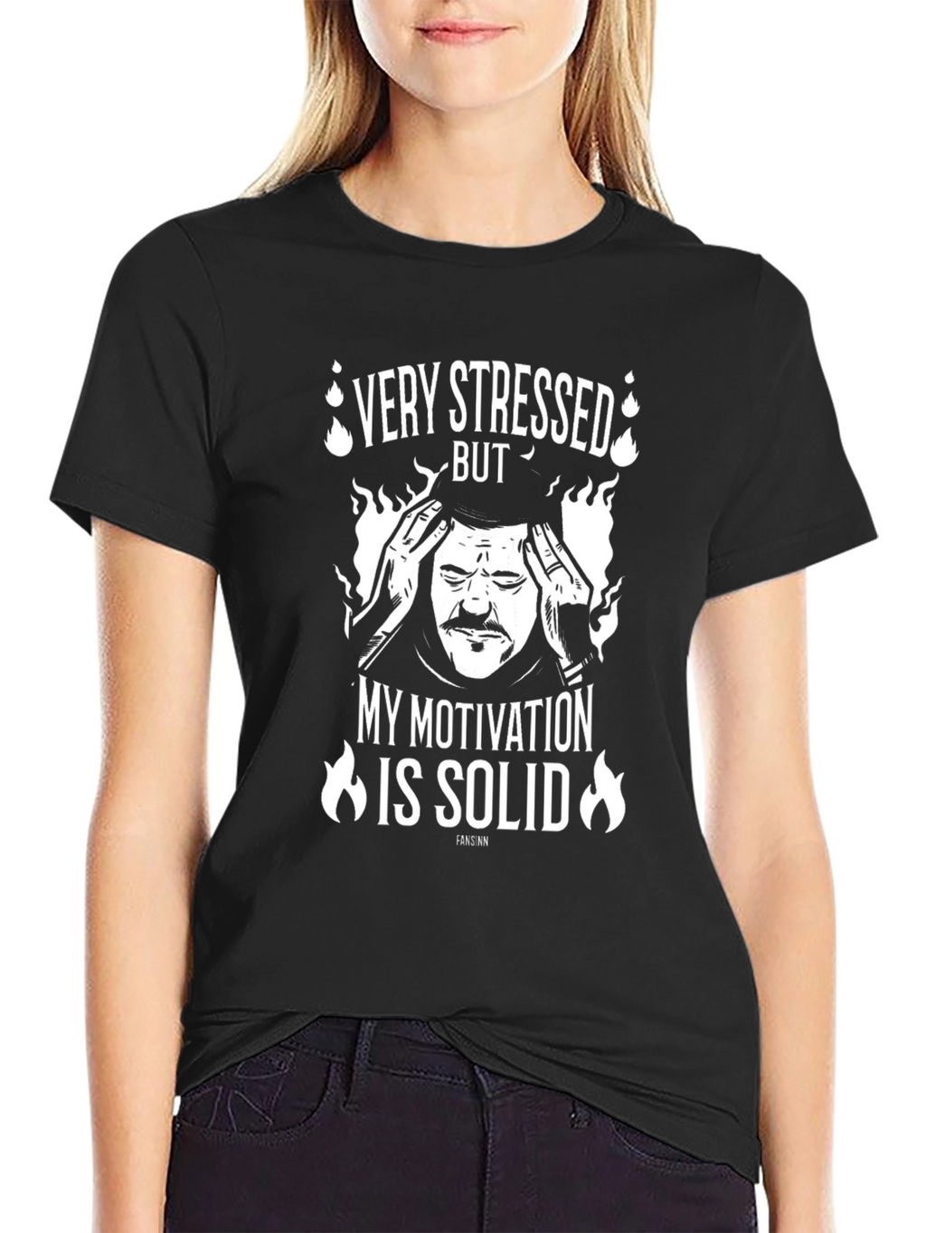 Stressed But Solid Motivation Graphic Tee