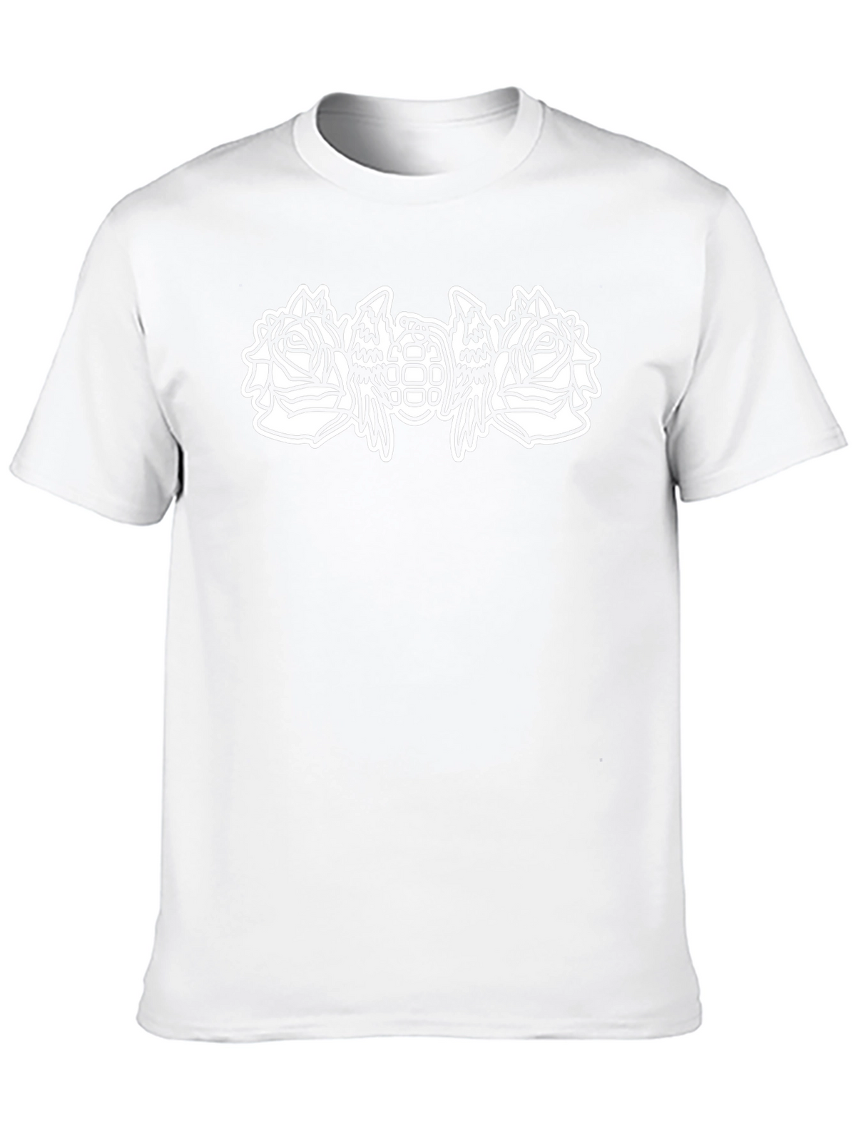 Black T-Shirt with Rose & Grenade Graphic