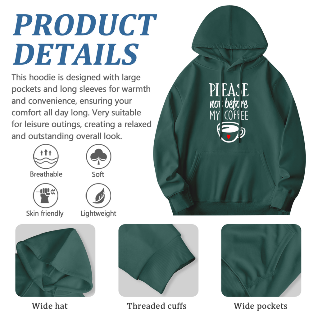 "PLEASE" Quote Hoodie