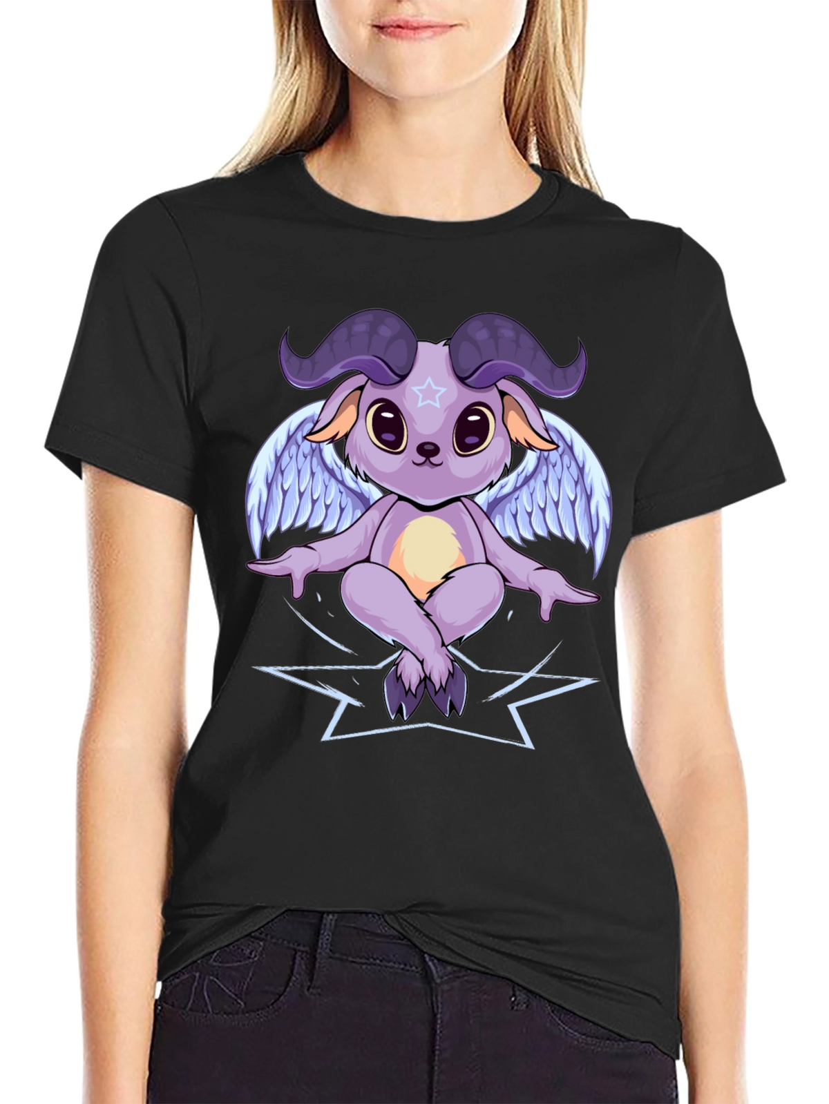 Cute Kawaii Pastel Goth Demon T-Shirt