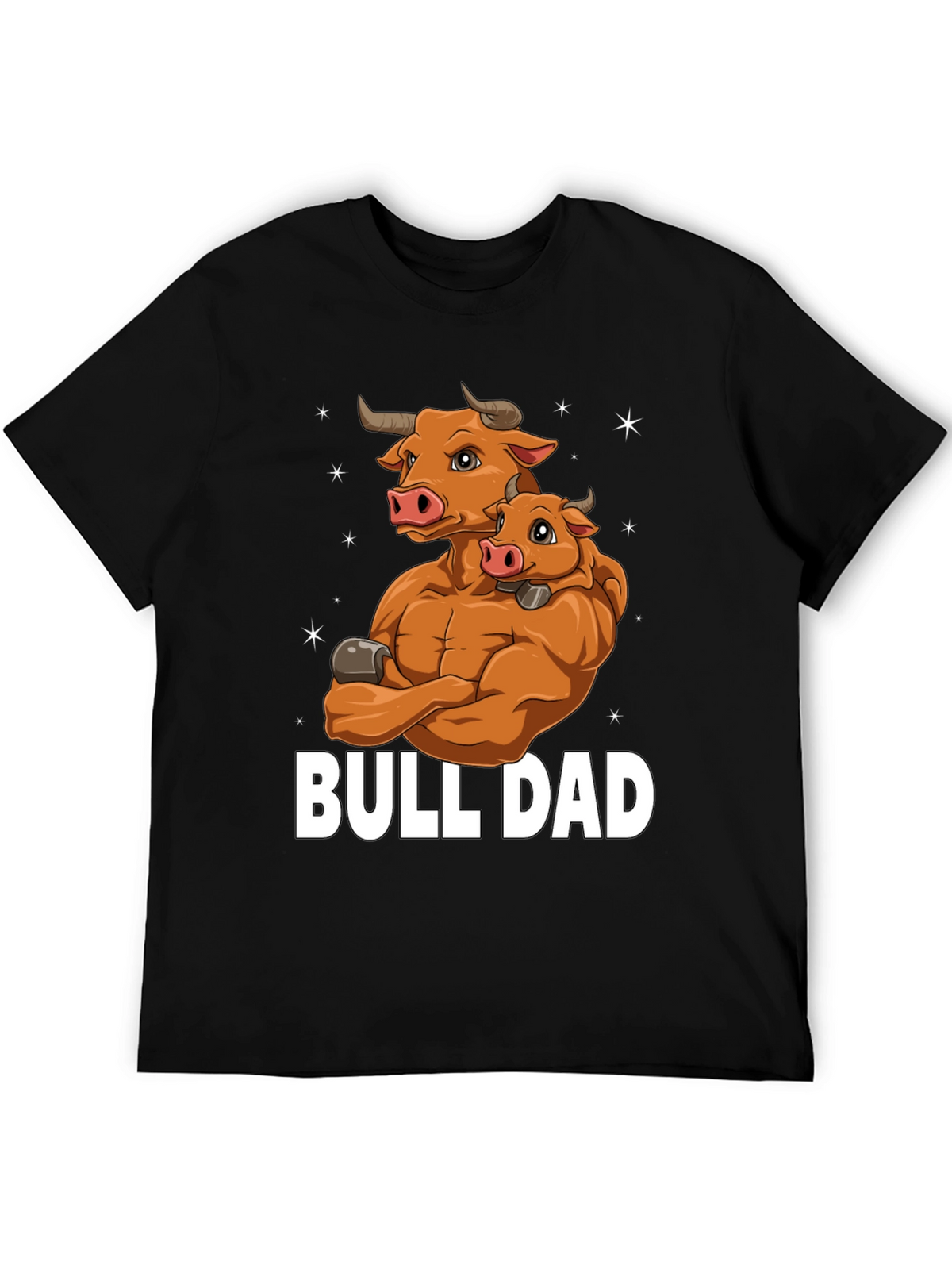 Bull Dad Graphic T-Shirt