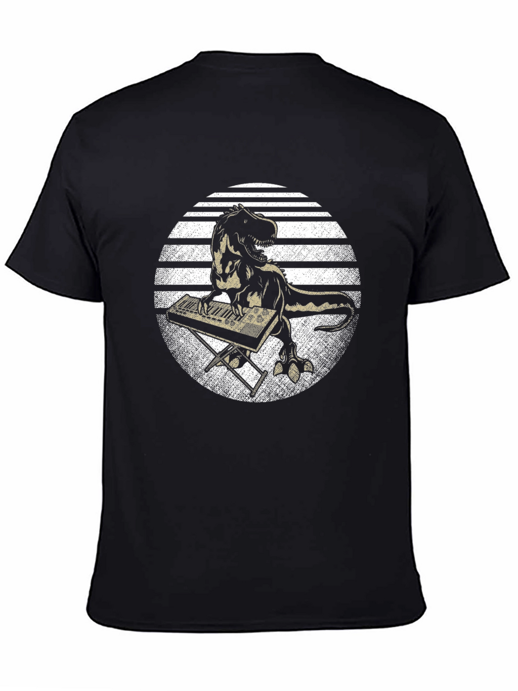 Dino Keyboardist Graphic Tee