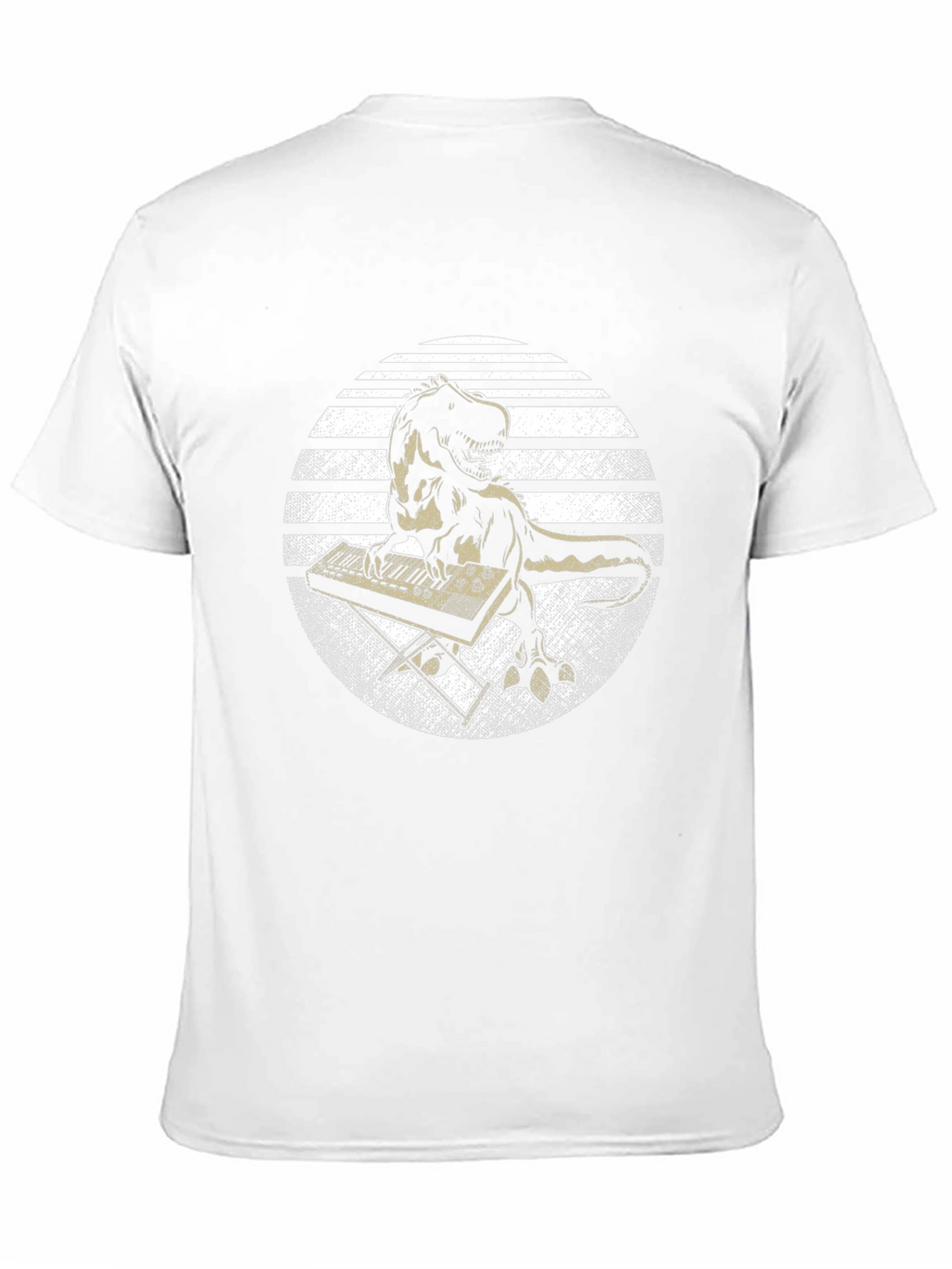 Dino Keyboardist Graphic Tee