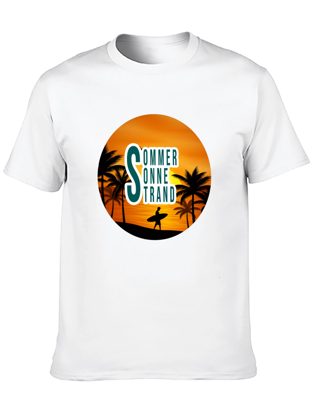 Summer Beach Graphic T-Shirt