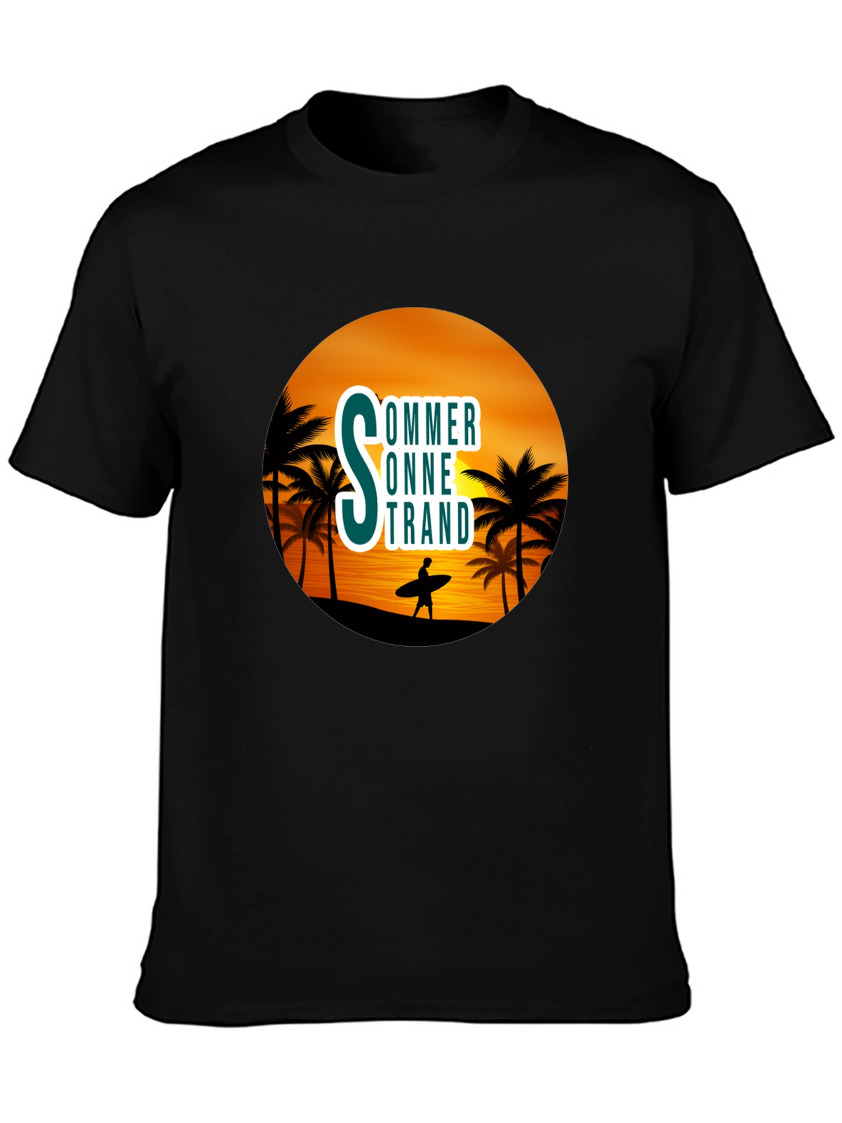Summer Beach Graphic T-Shirt