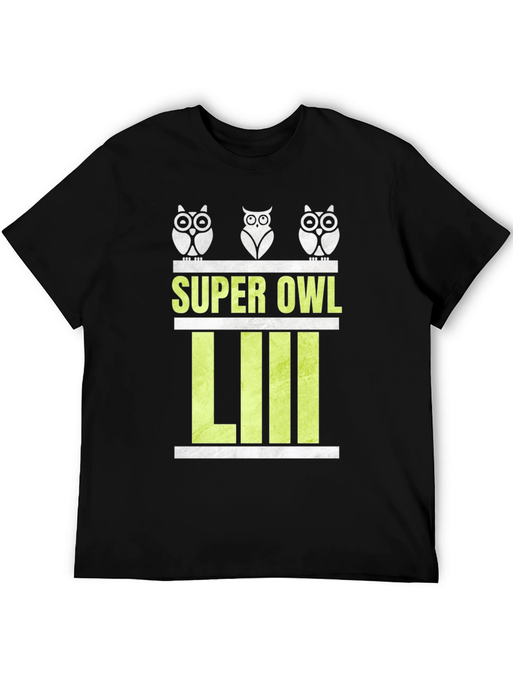 Super Owl LIII Black Graphic Tee