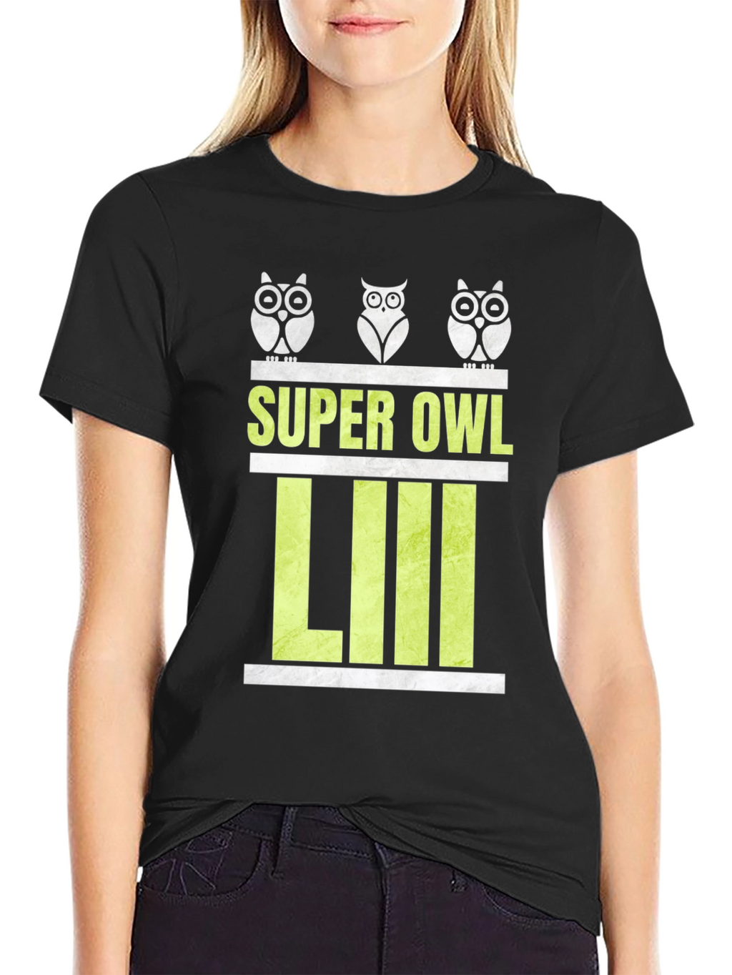 Super Owl LIII Black Graphic Tee